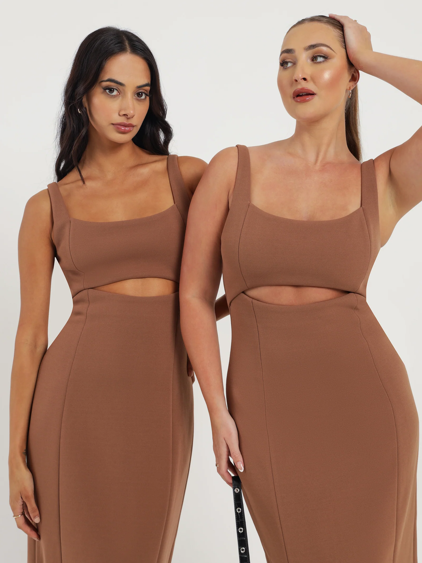 Dija Bonded Midi Dress - Image 5