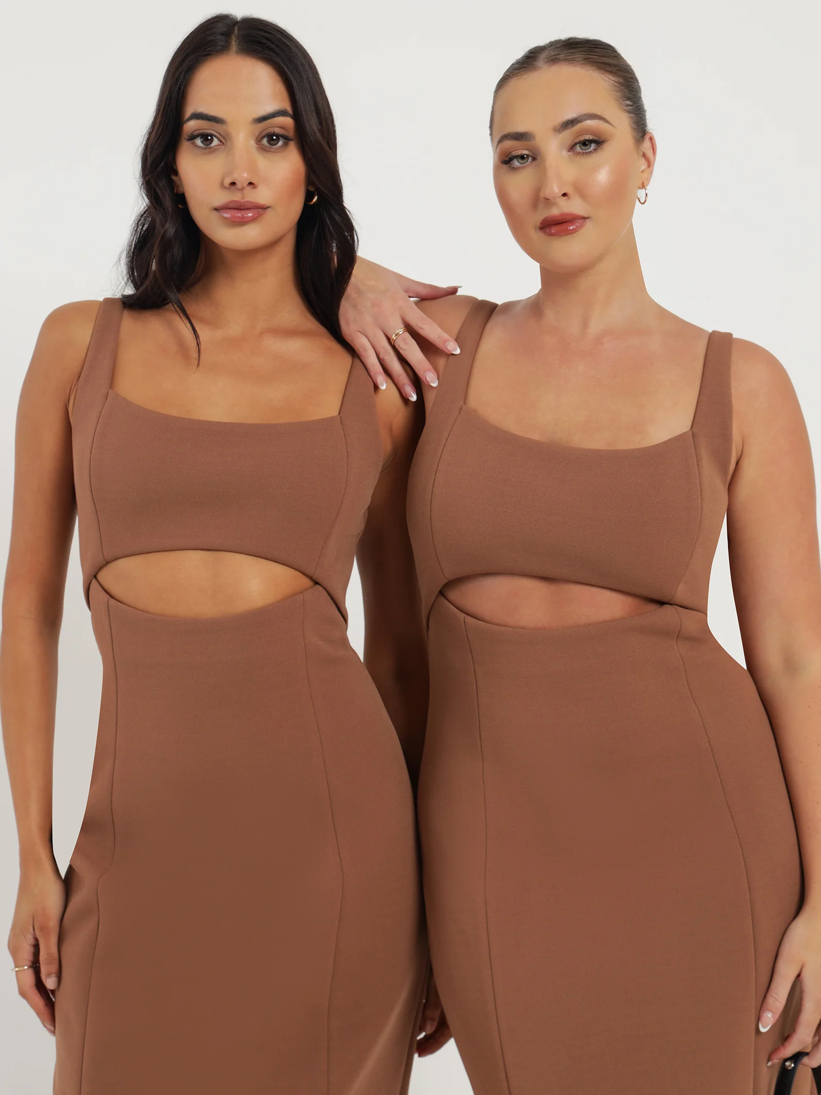 Dija Bonded Midi Dress - Image 6
