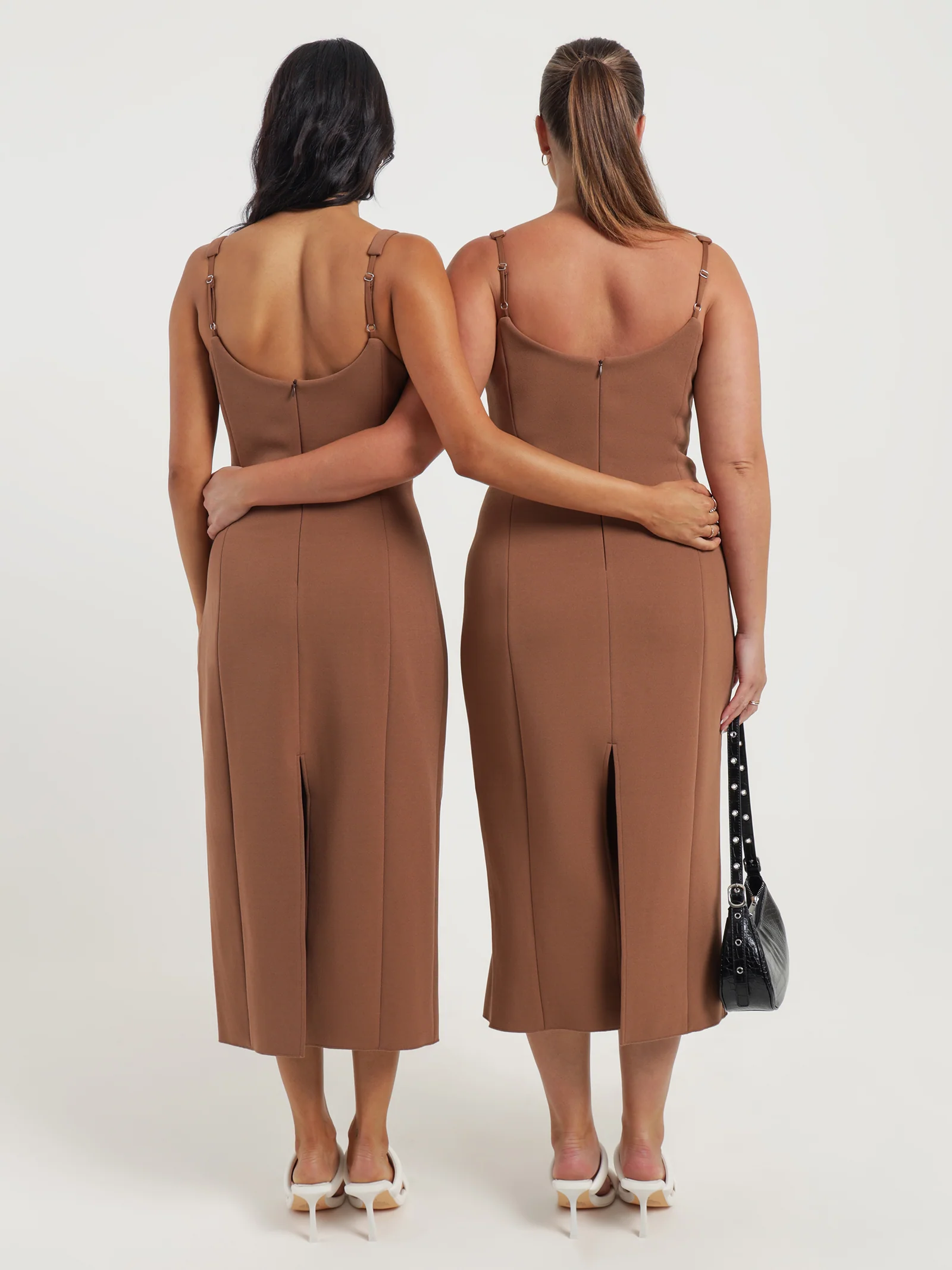 Dija Bonded Midi Dress - Image 7