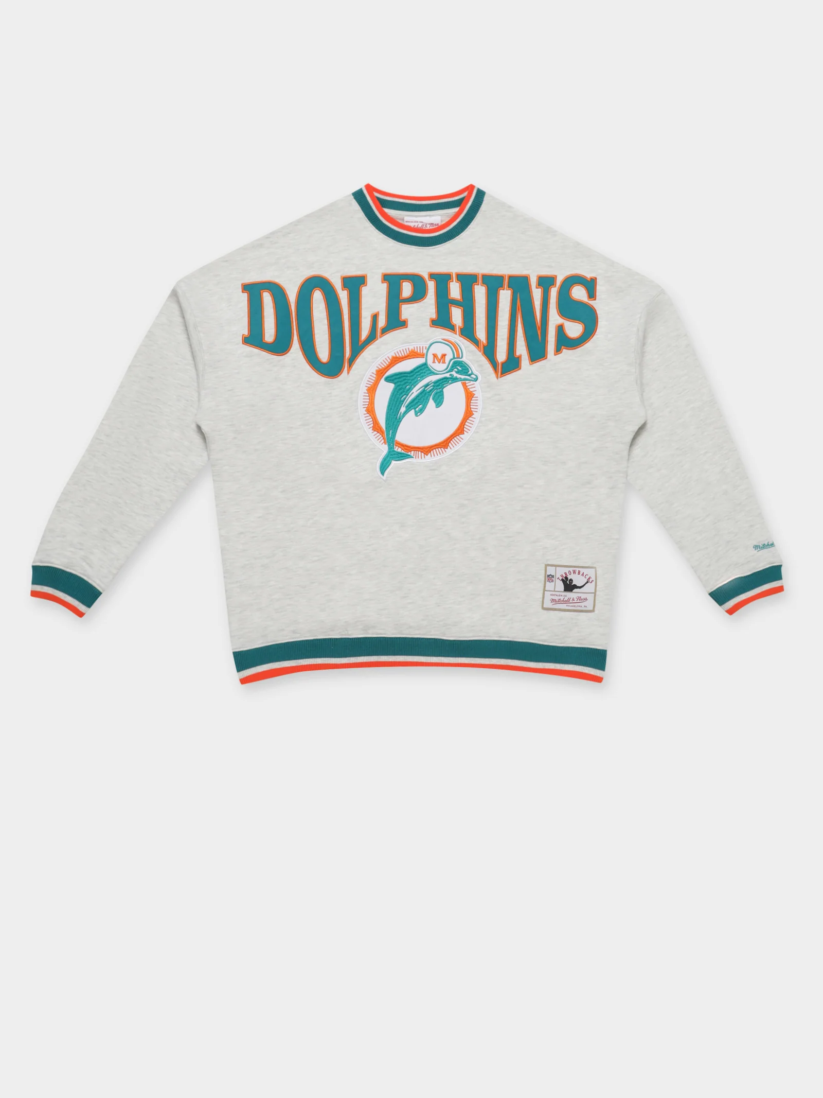 Dolphins Satin Embroidered Crew - Image 8