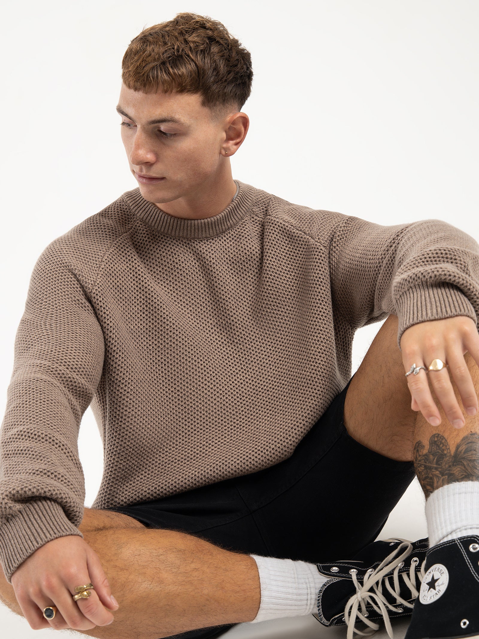 Dorian Raglan Knit Sweater - Image 2