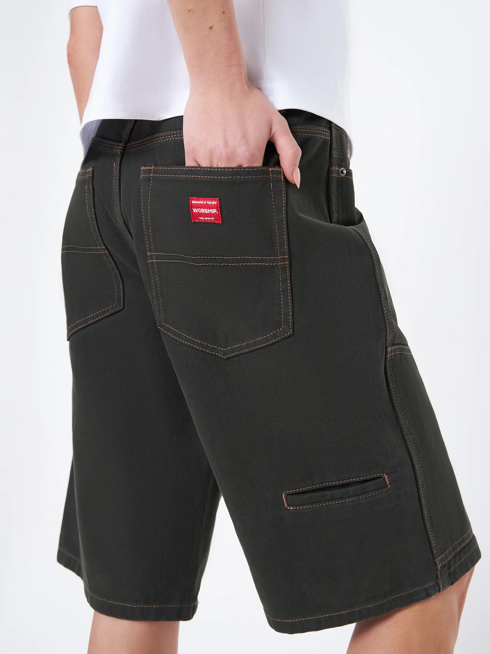 Double Knee Big Baggy Short - Image 3