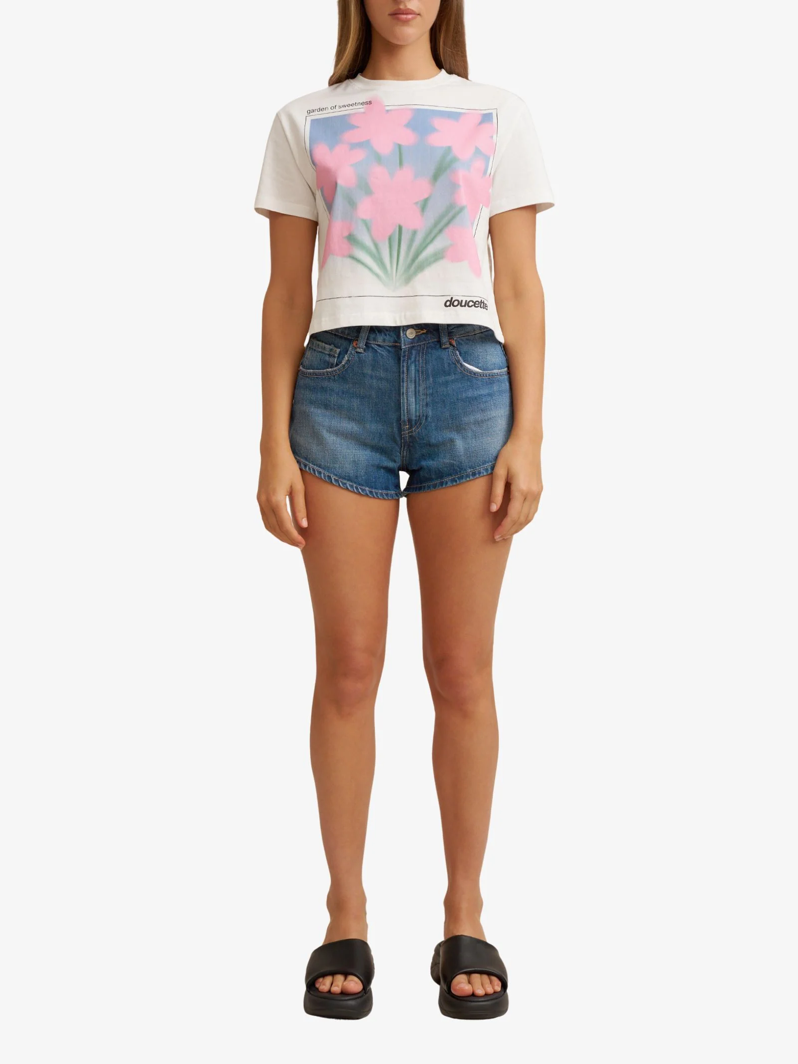 Bouquet Of Blooms Baby Tee - Image 4