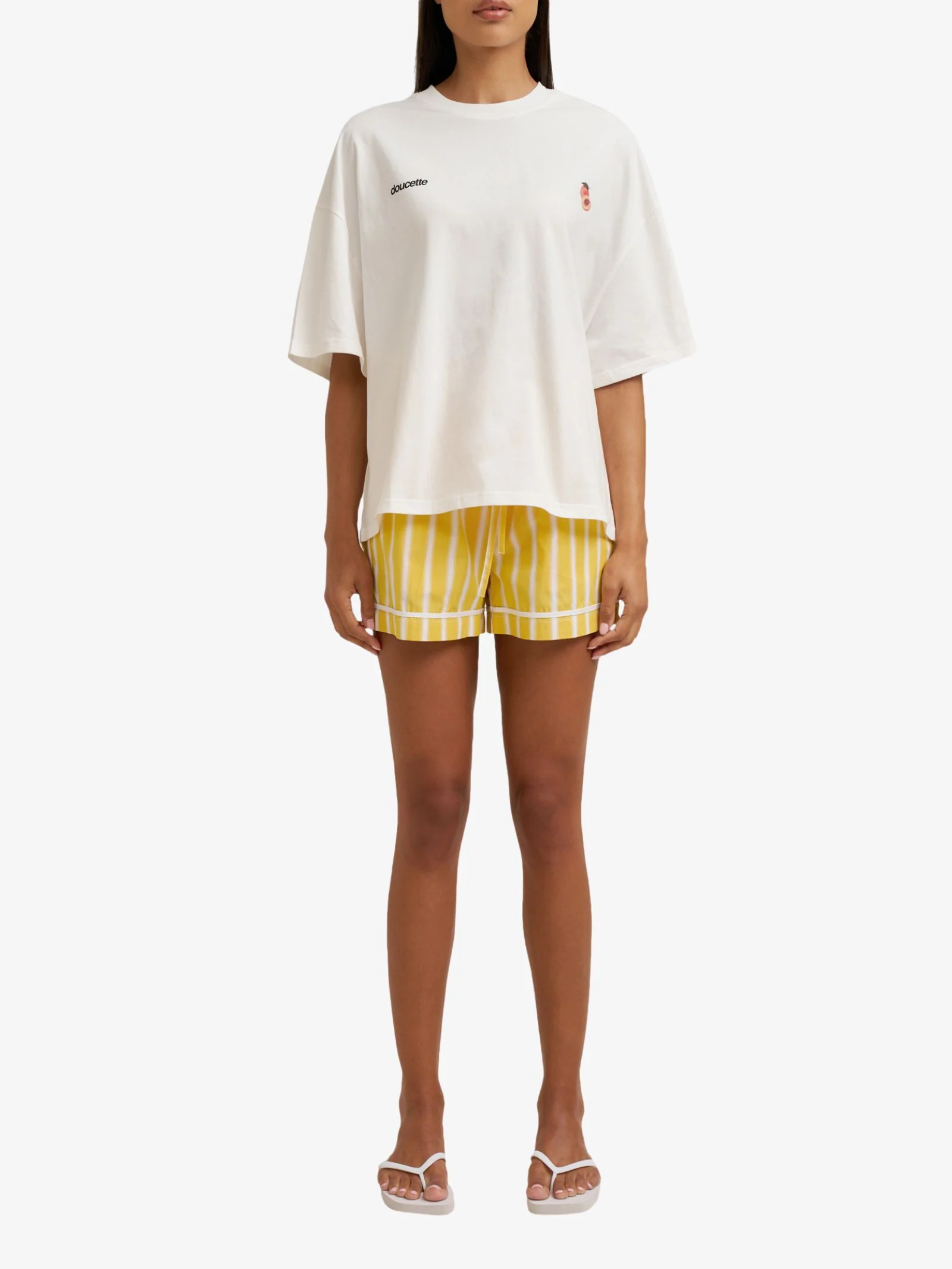 Unisex Peachy Compact Tee - Image 4