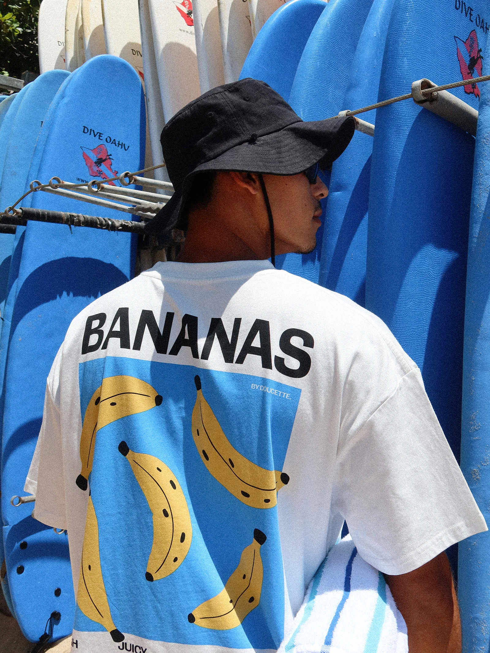 Unisex Bananas Compact Tee - Image 3
