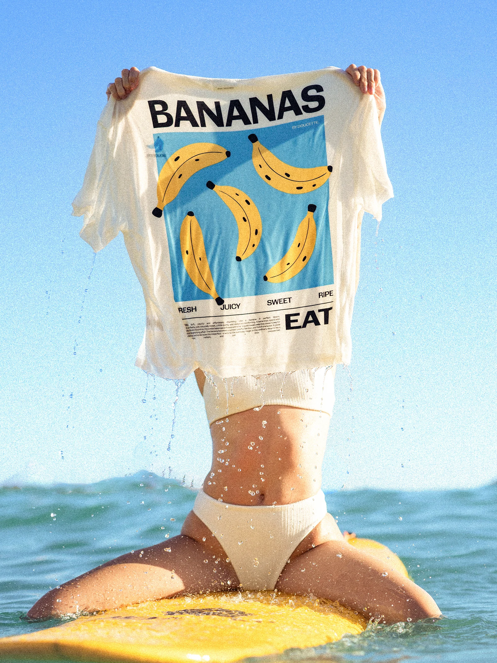 Unisex Bananas Compact Tee - Image 4