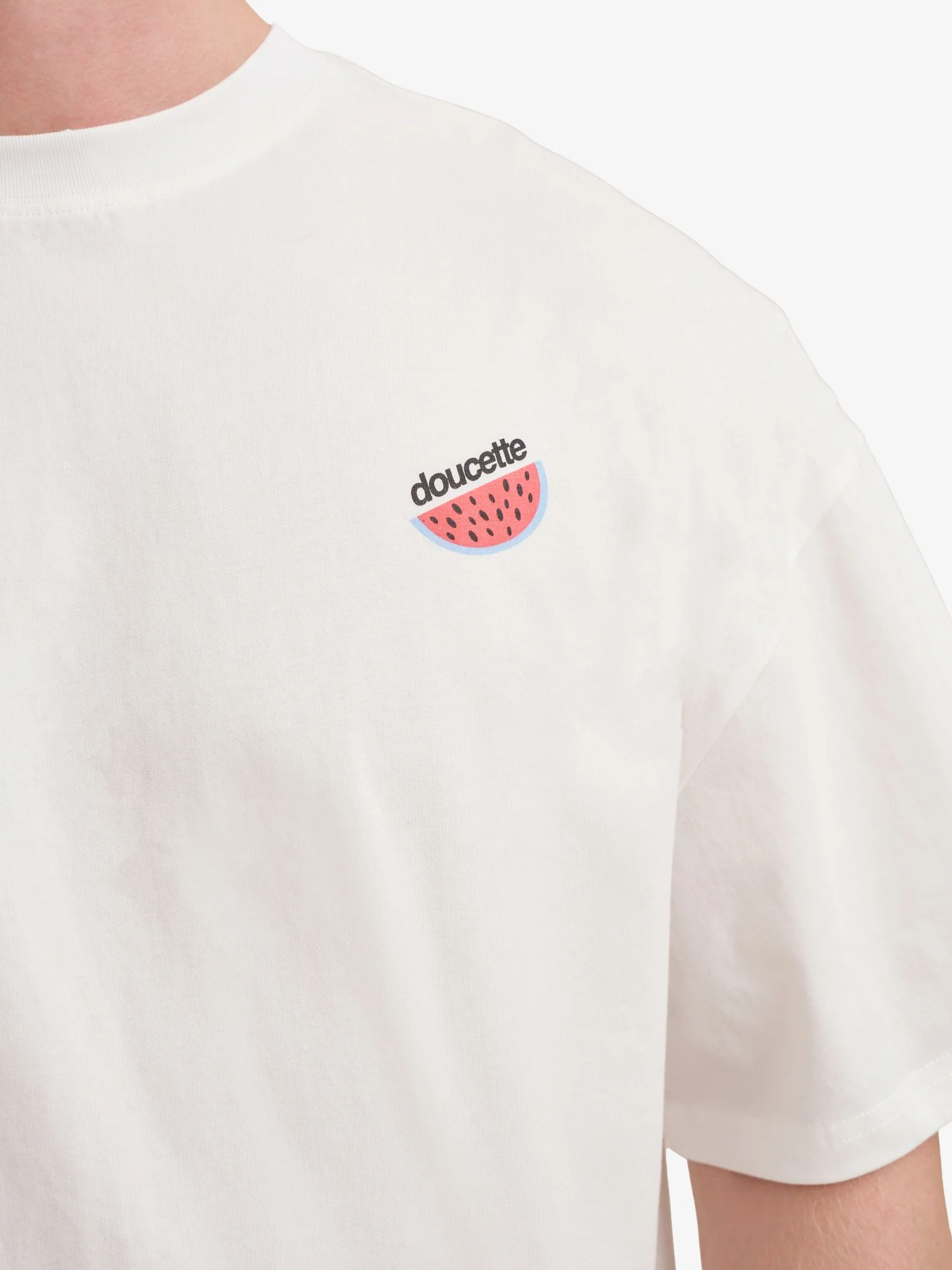 Unisex Stacked Fruit Compact Tee - Image 2