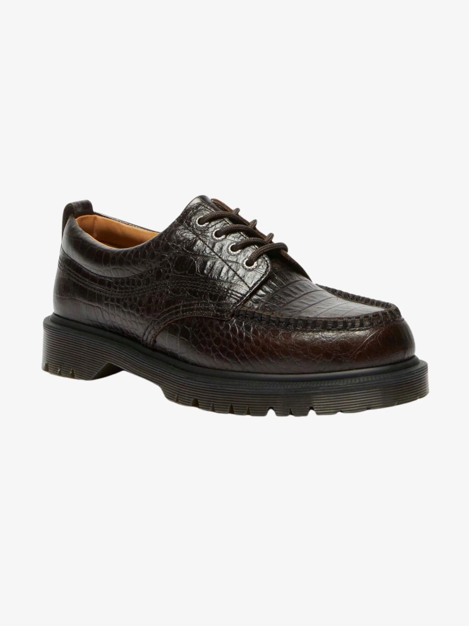 Unisex Lowell Analine Croc Emboss - Image 2