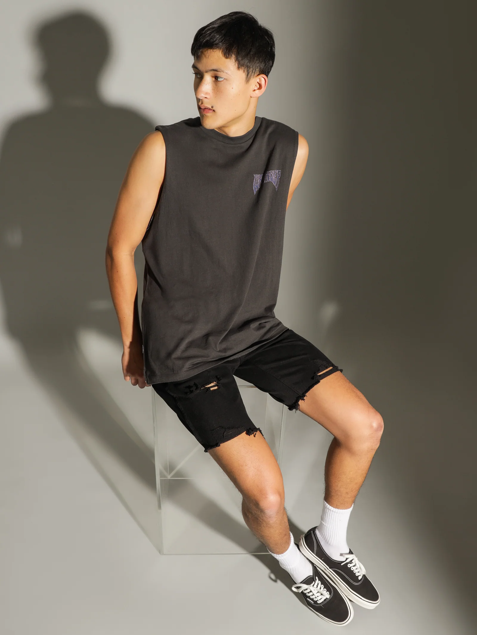 Dracula Recycled Cotton Muscle Tank - Image 2