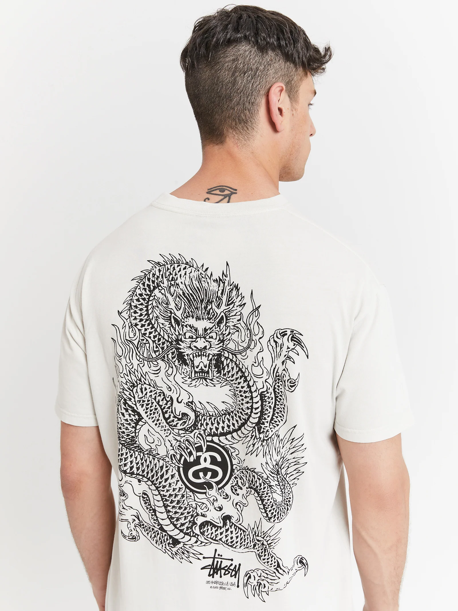 Dragon 50-50 Pigment Washed T-Shirt - Image 3