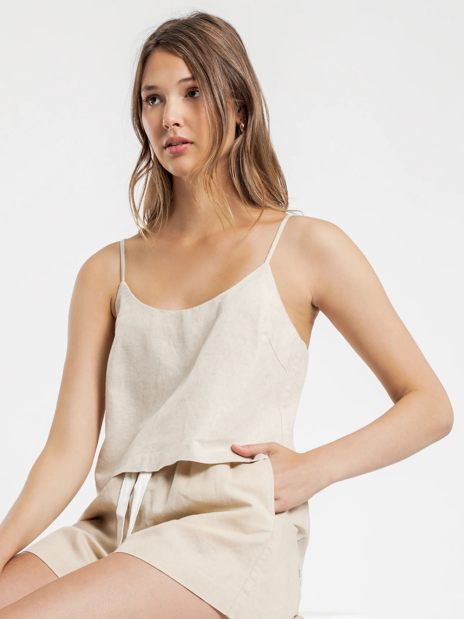 Drew Linen Cami - Image 2