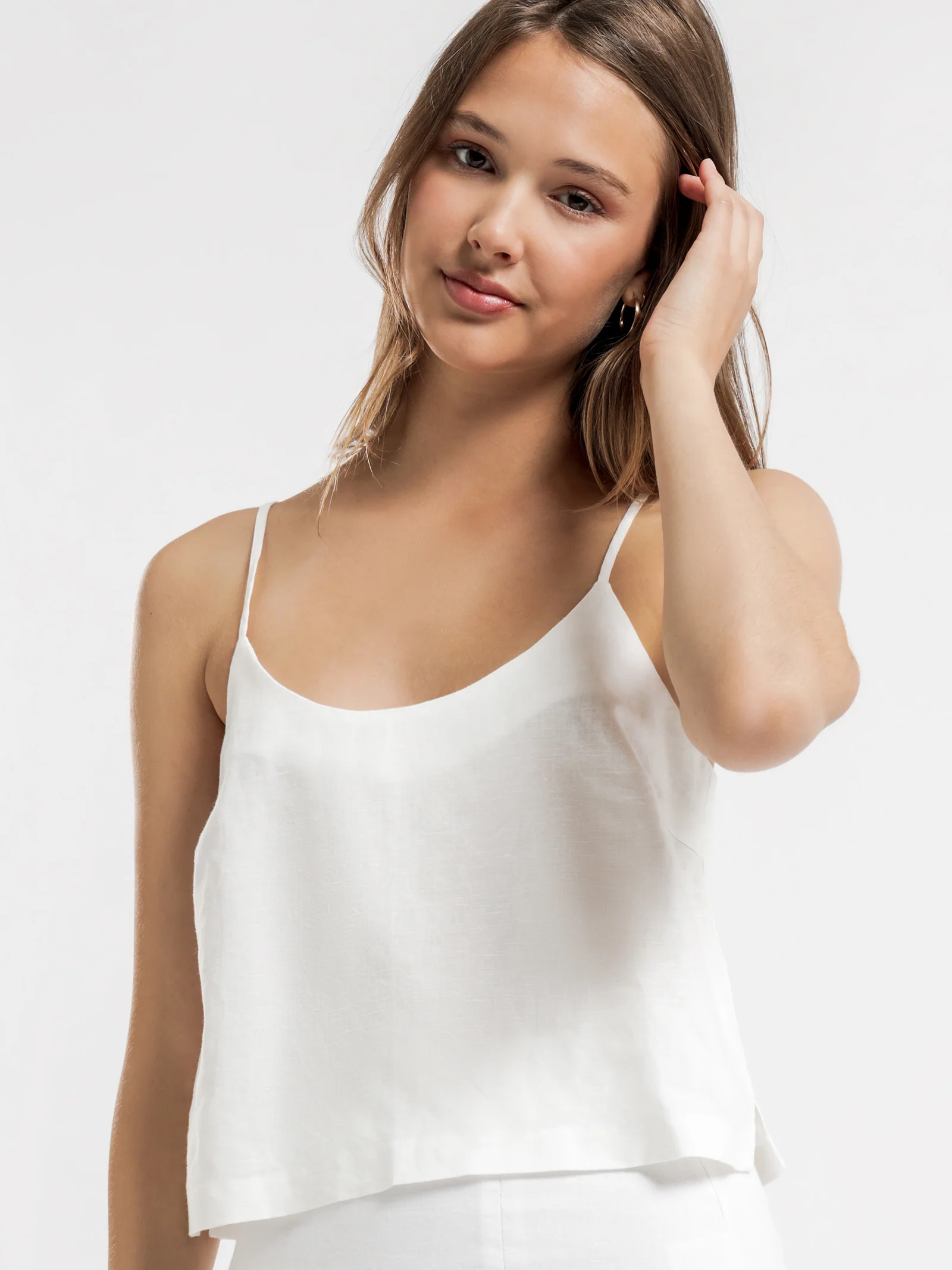 Drew Linen Cami Top - Image 2