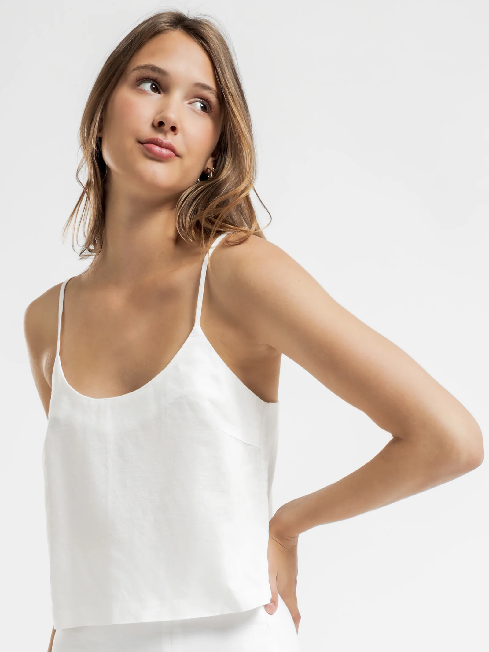 Drew Linen Cami Top - Image 4