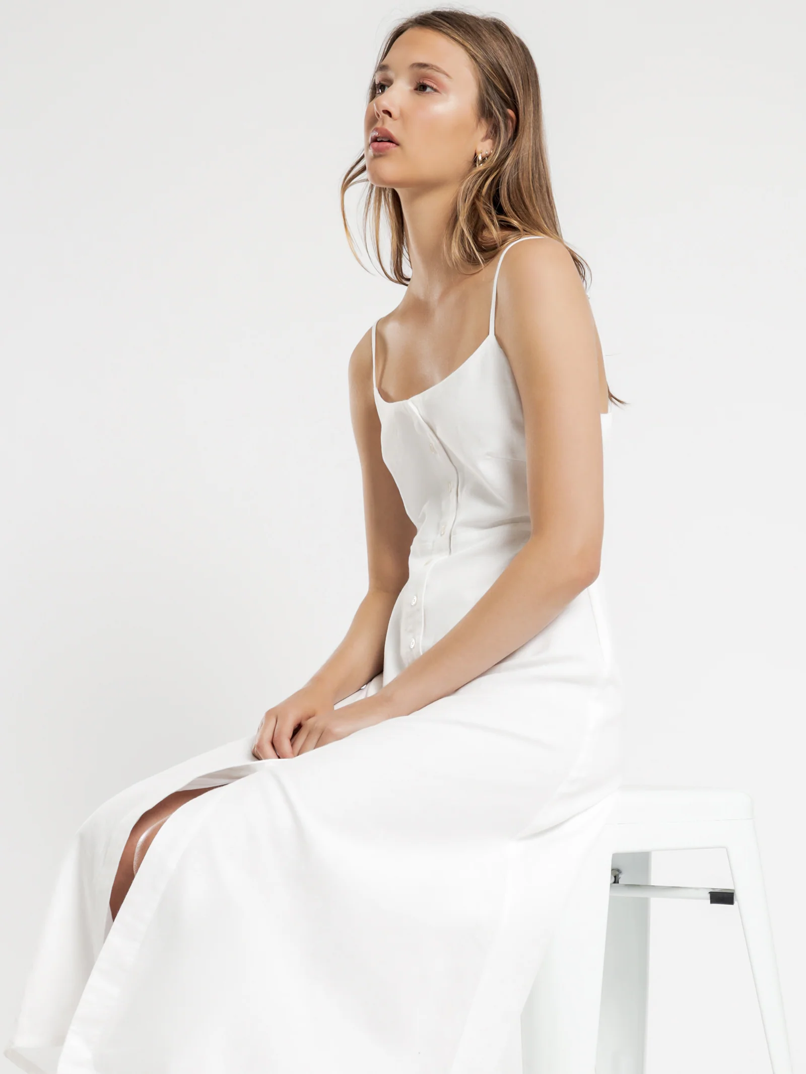 Drew Linen Midi Dress - Image 2