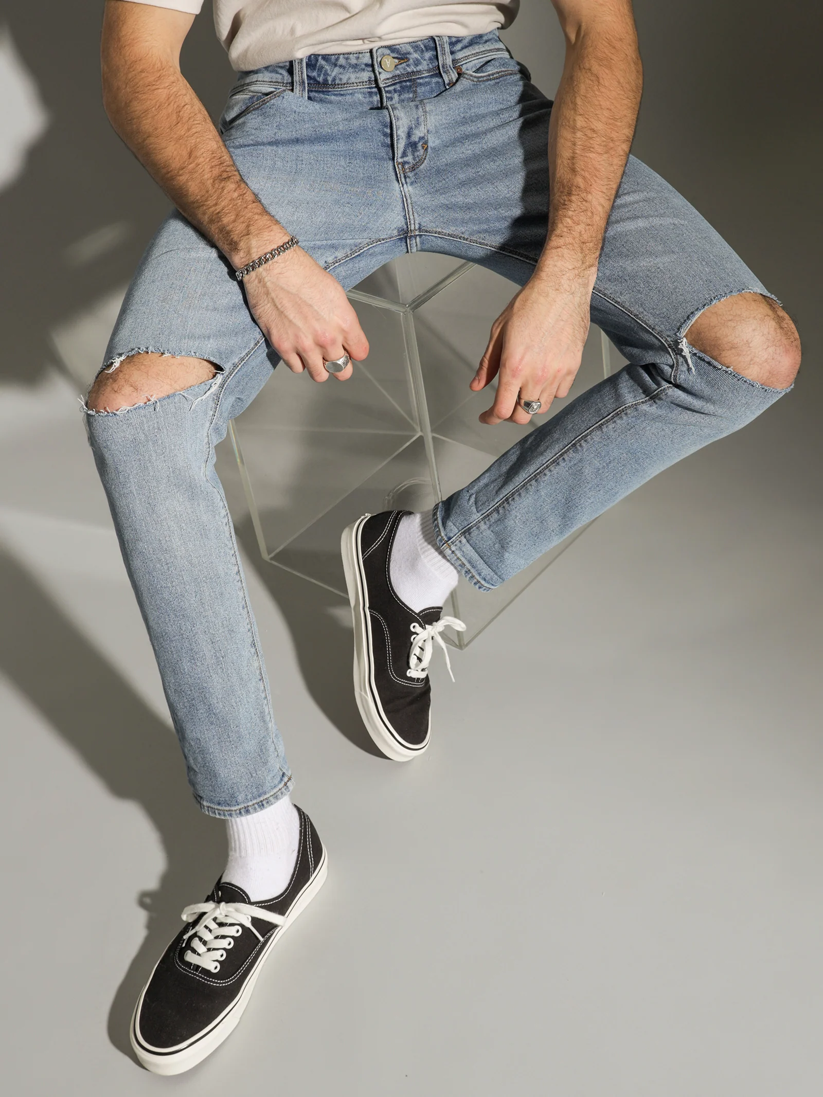 Dropped Skinny Jeans - Image 2