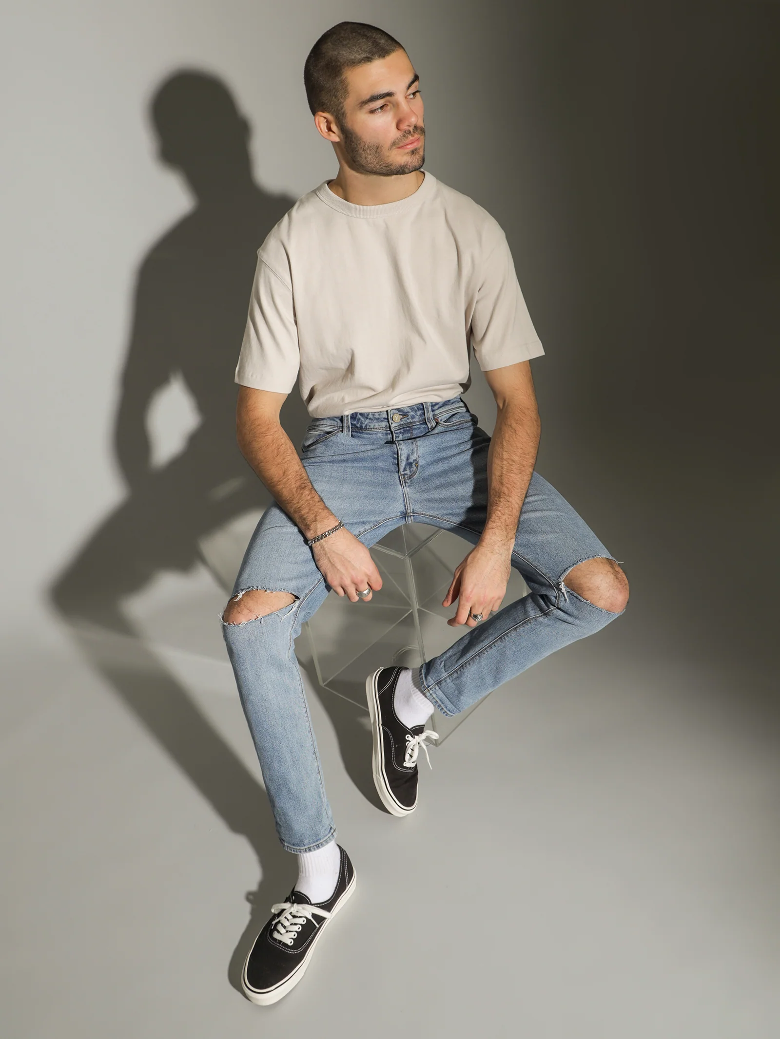 Dropped Skinny Jeans - Image 3