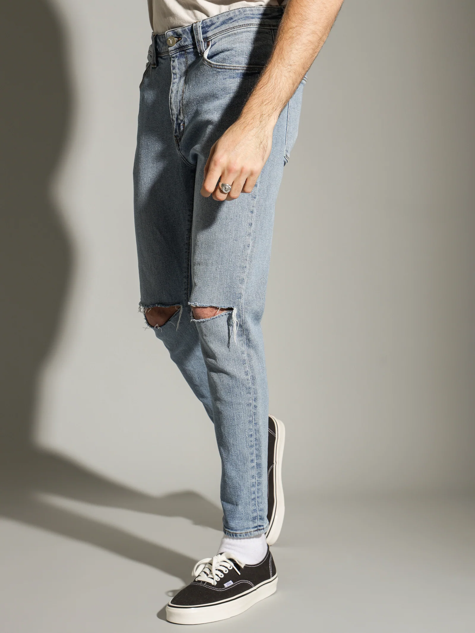 Dropped Skinny Jeans - Image 4