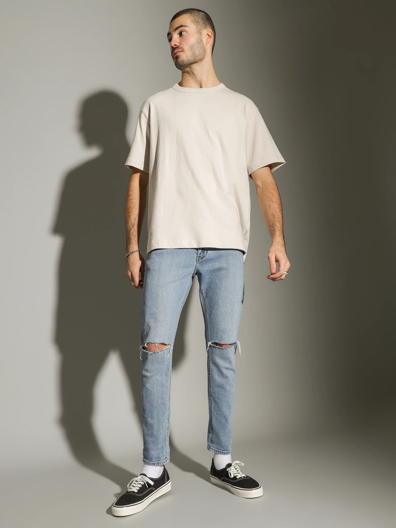 Dropped Skinny Jeans - Image 6