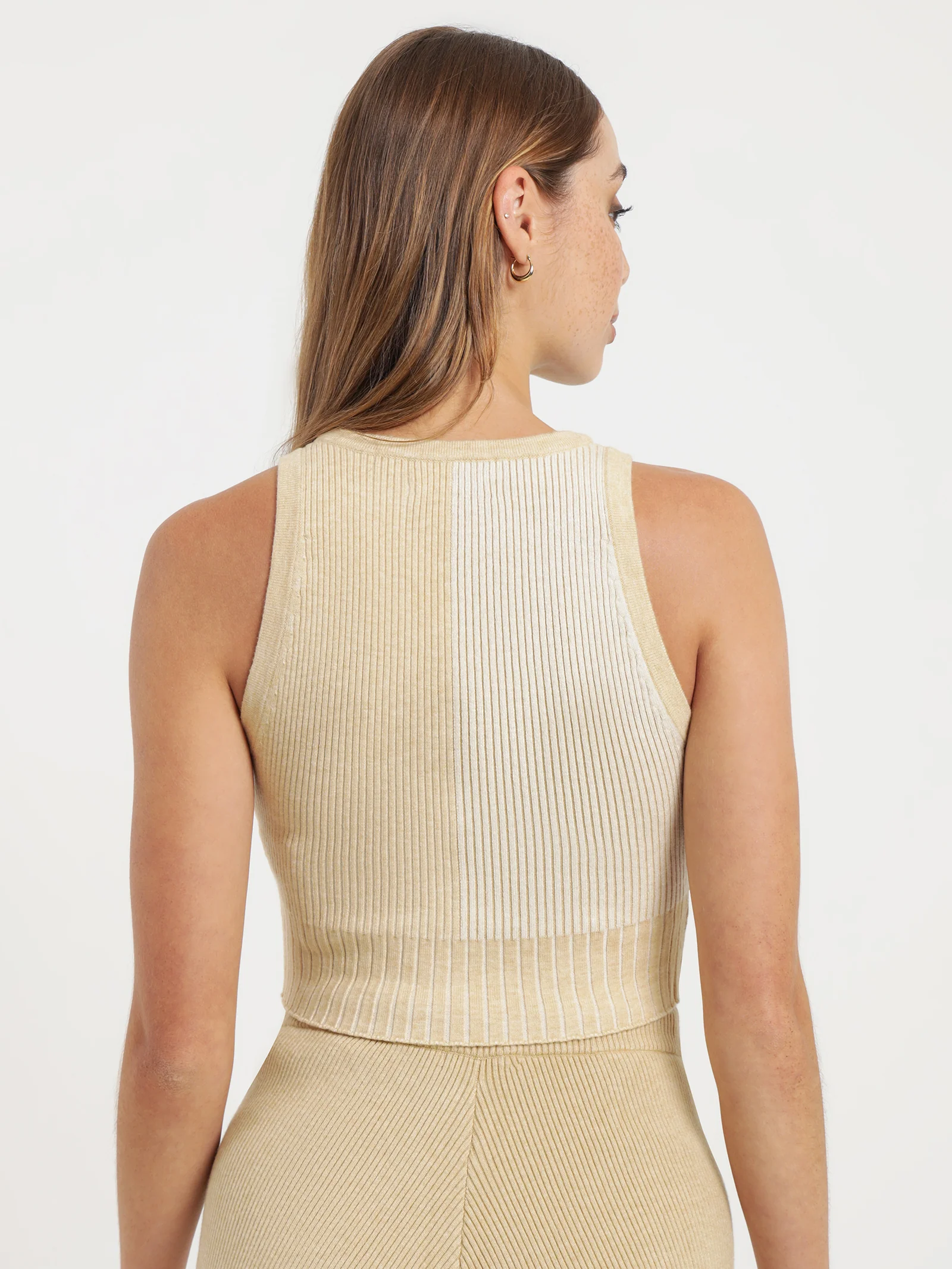 Dune 2 Tone Knit Tank - Image 3