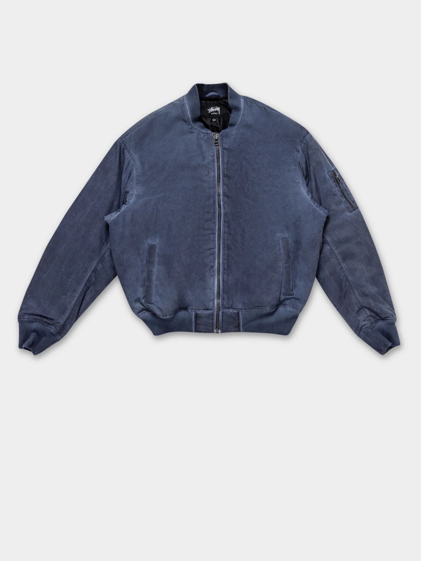 Dyed Nylon Bomber Jacket - Image 6