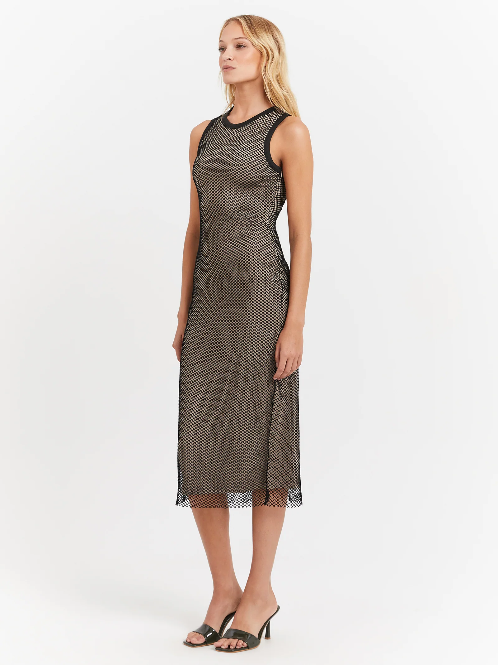 Eden Mesh Midi Dress - Image 2