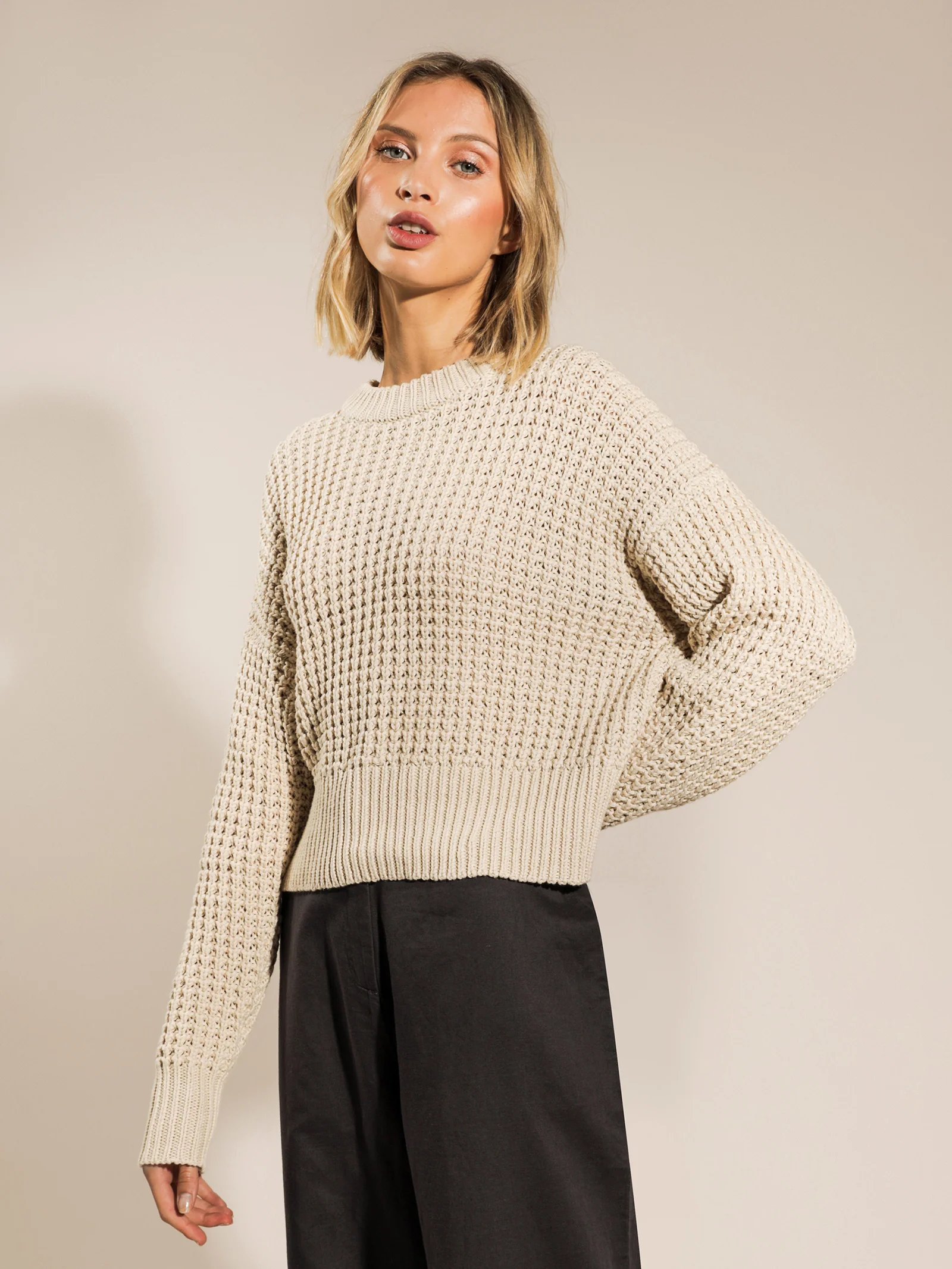 Eden Waffle Knit Jumper - Image 5