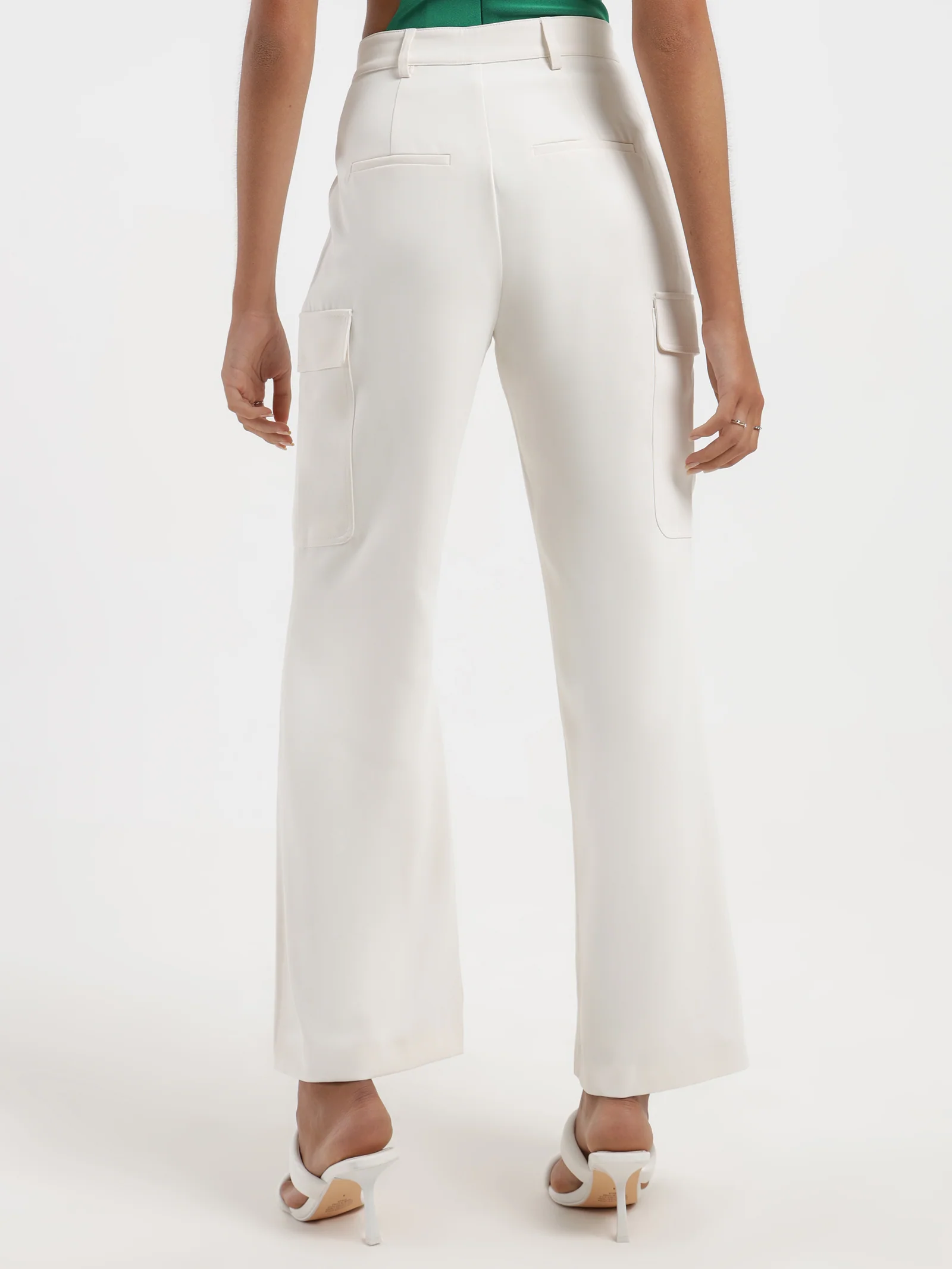 Edwina Wide-Leg Twill Cargo Pants - Image 6