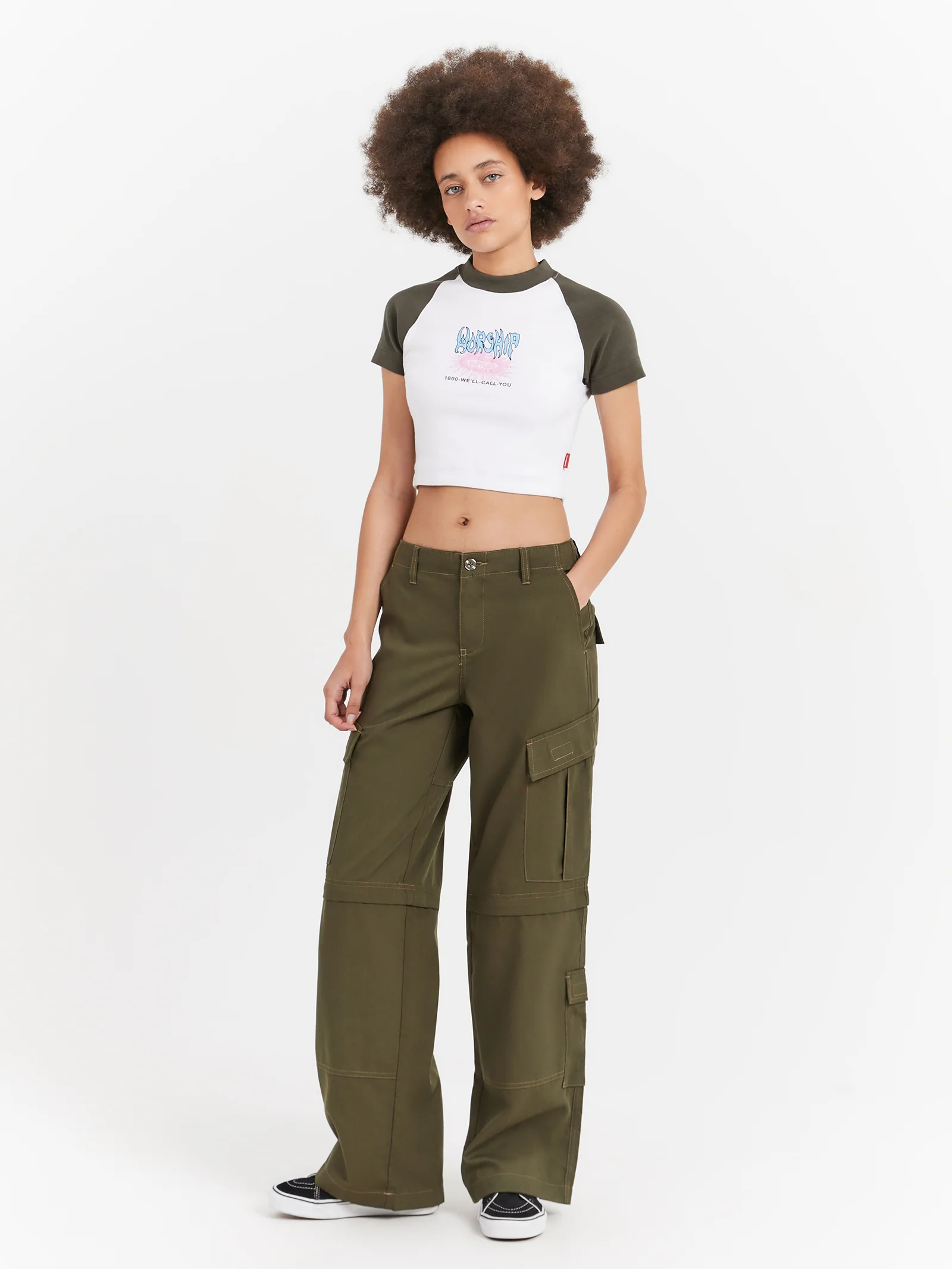 Electra Raglan Micro T-Shirt - Image 2