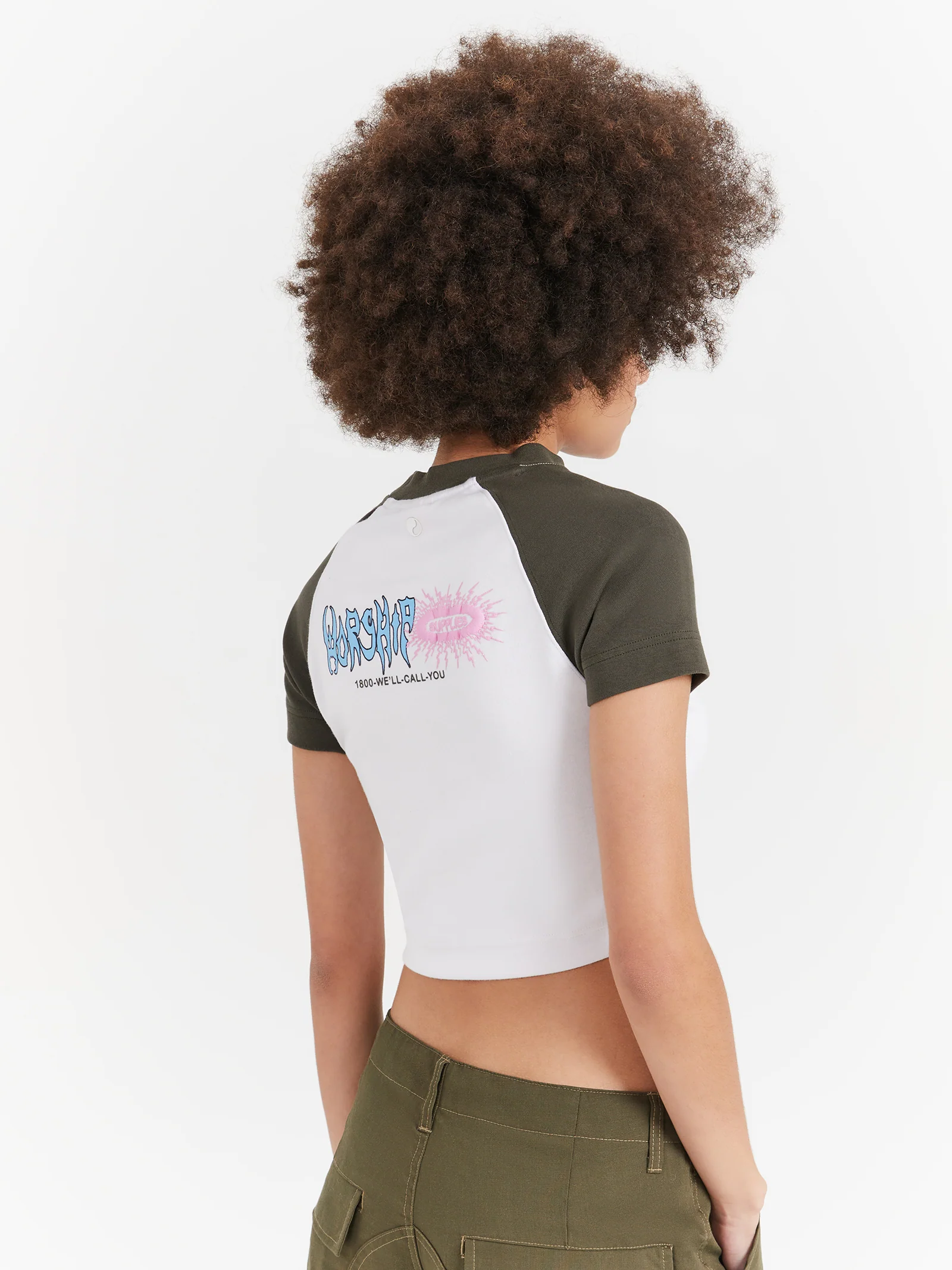 Electra Raglan Micro T-Shirt - Image 3
