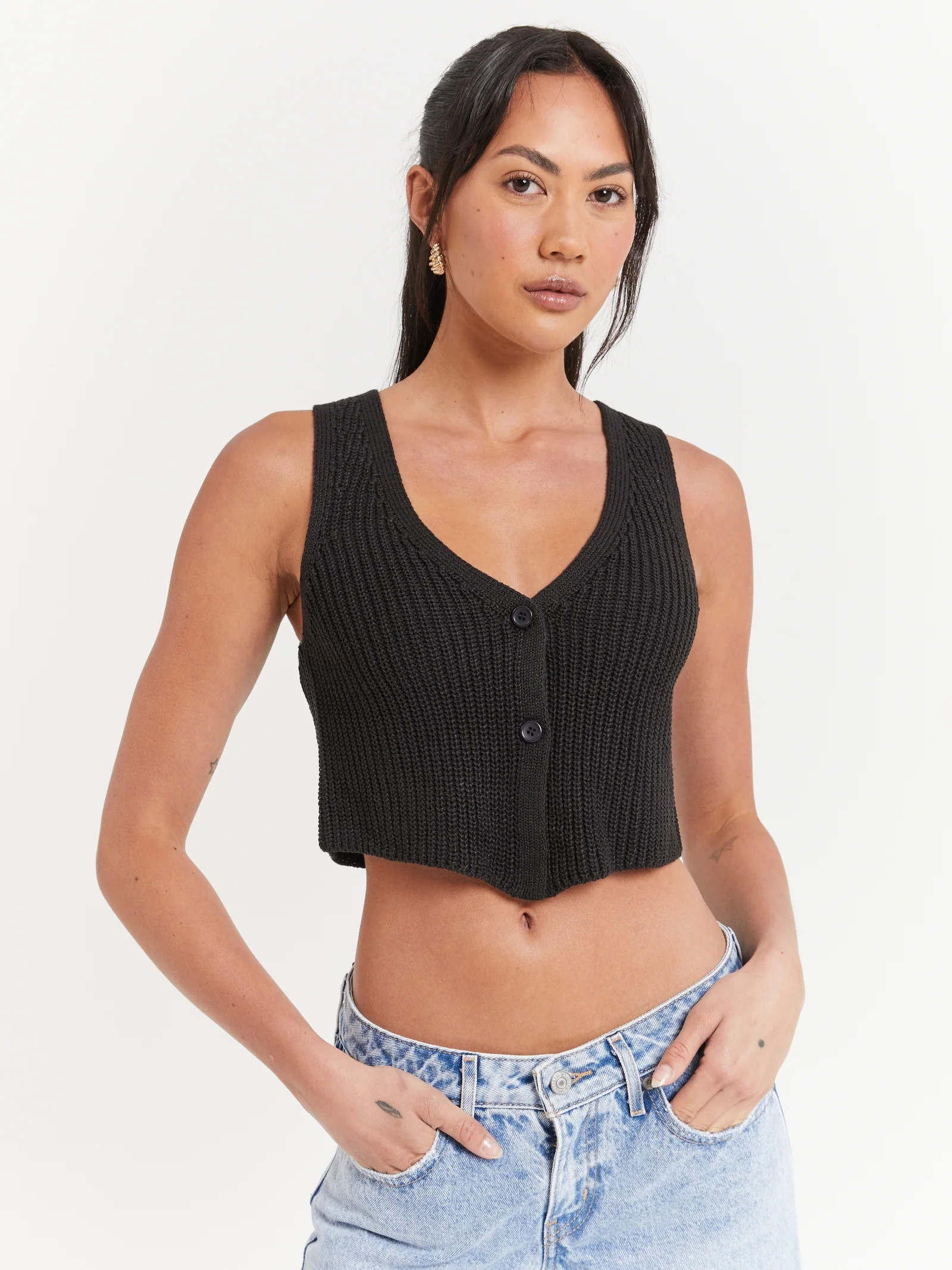 Elle Knit Vest - Image 3
