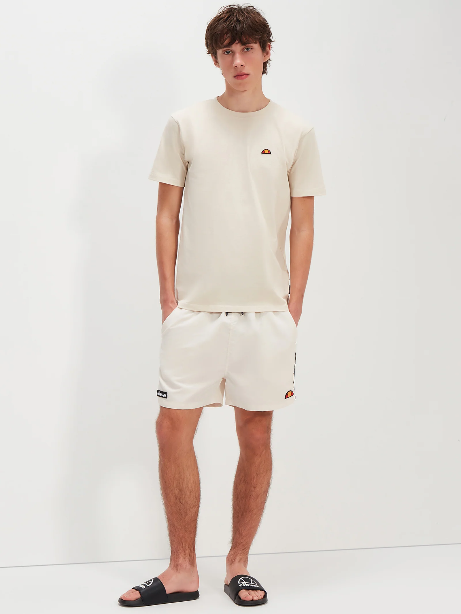 Dem Slackers Swim Short Off White - Image 4