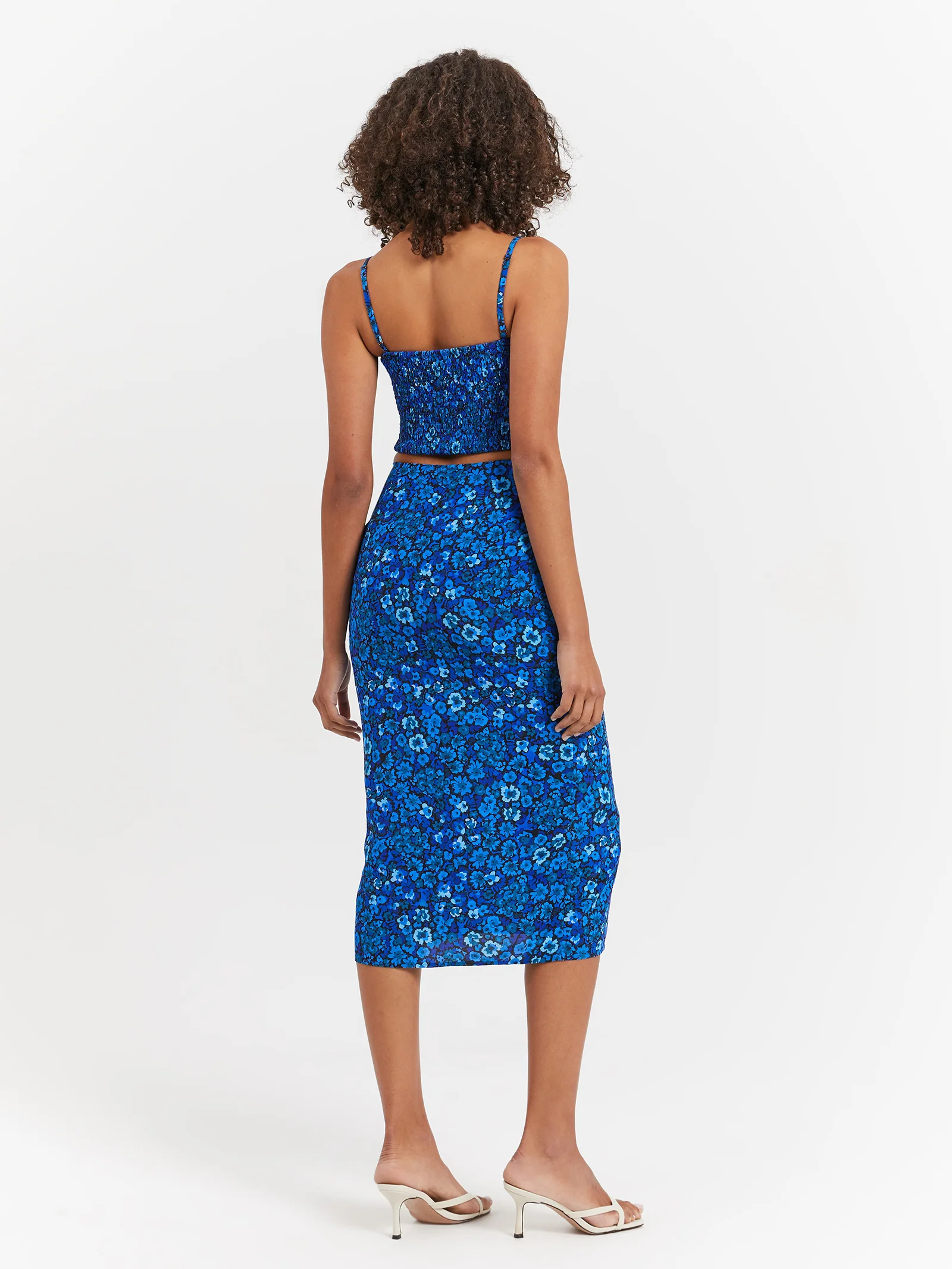 Elyna Ruched Midi Skirt - Image 5