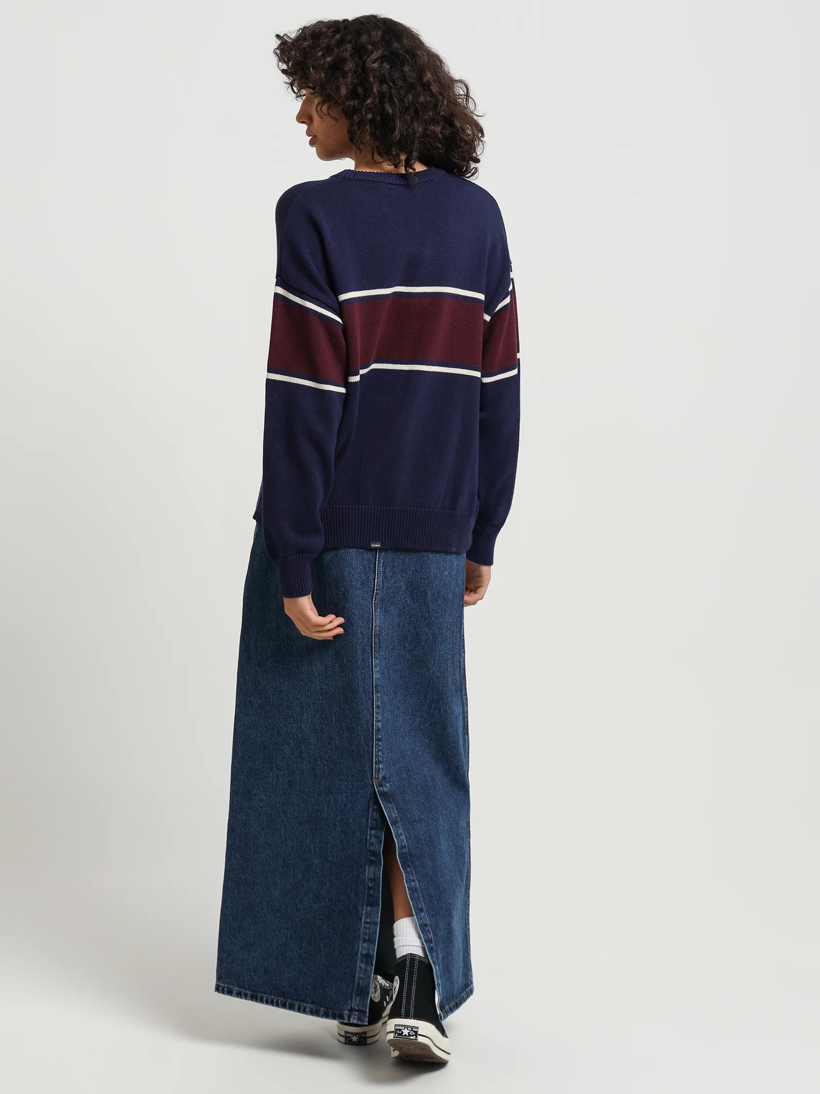 Emblem Panel Super Slouch Knit - Image 5