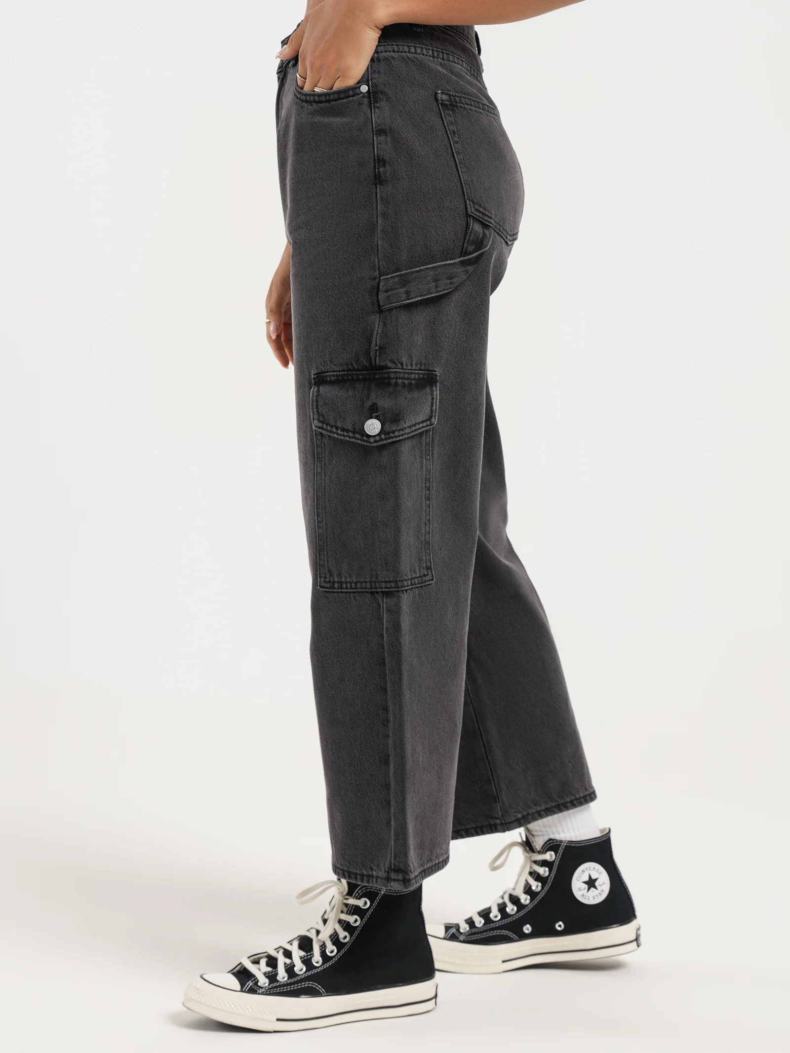 Emery Wide Leg Carpenter Jeans - Image 3