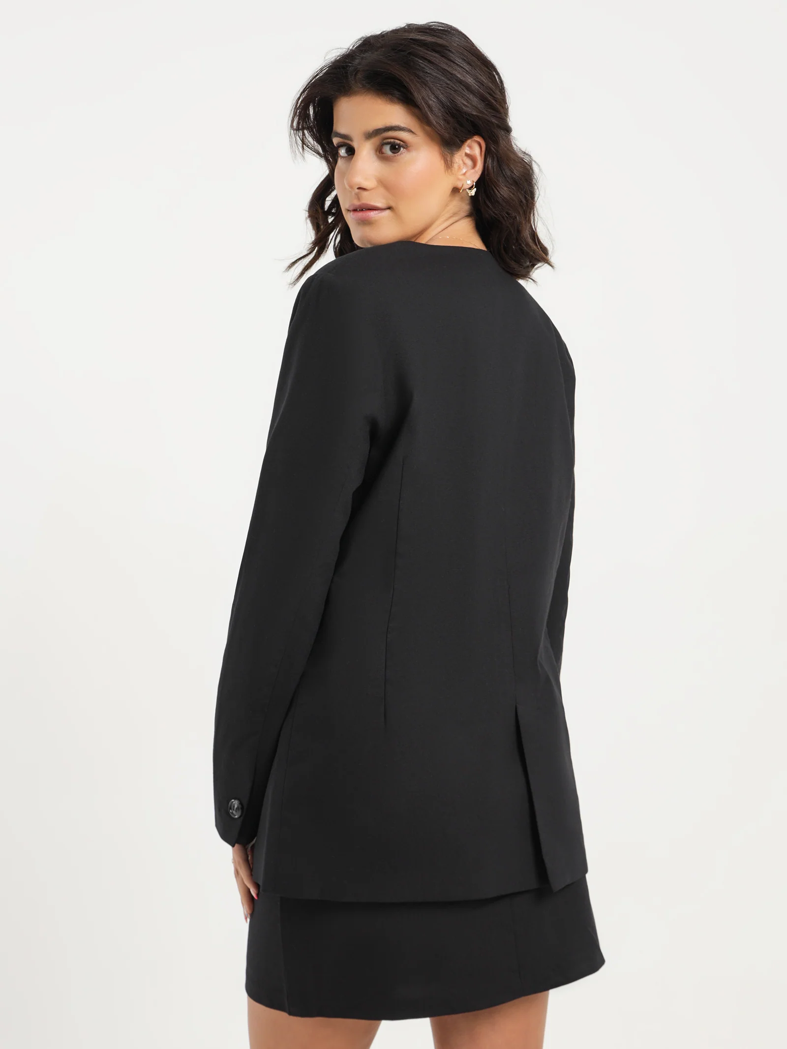 Emily Collarless Blazer - Image 4