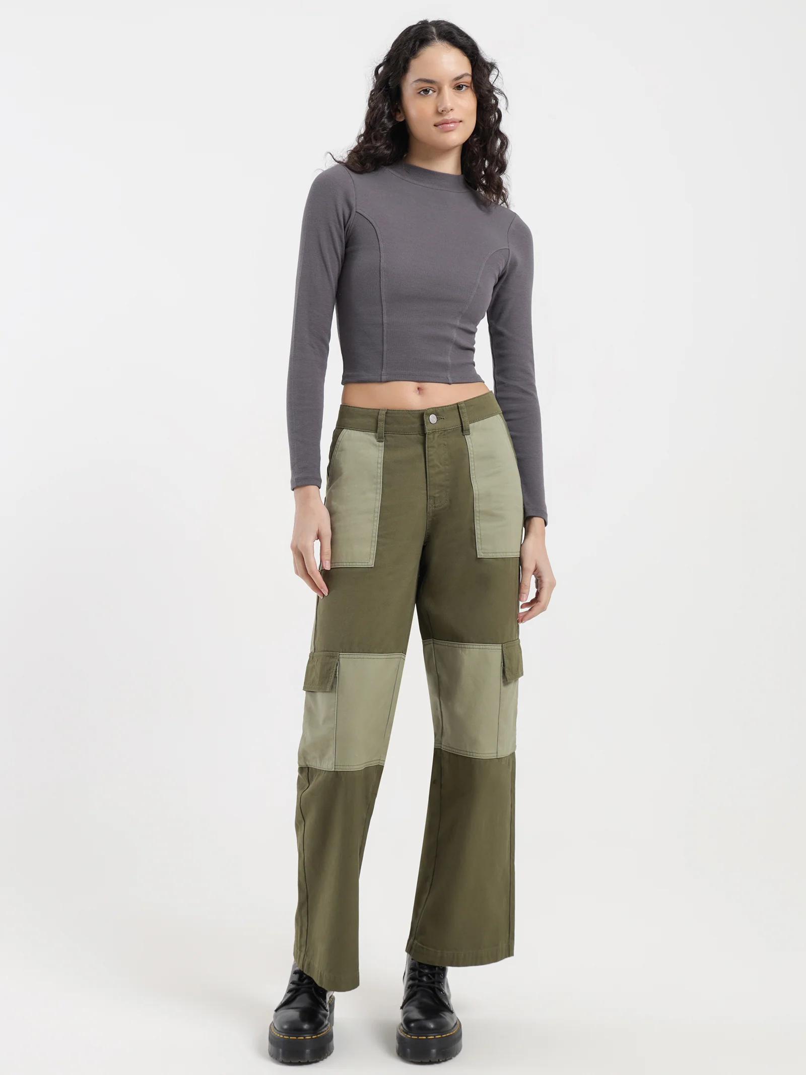 Emma High Neck Long Sleeve Top - Image 2