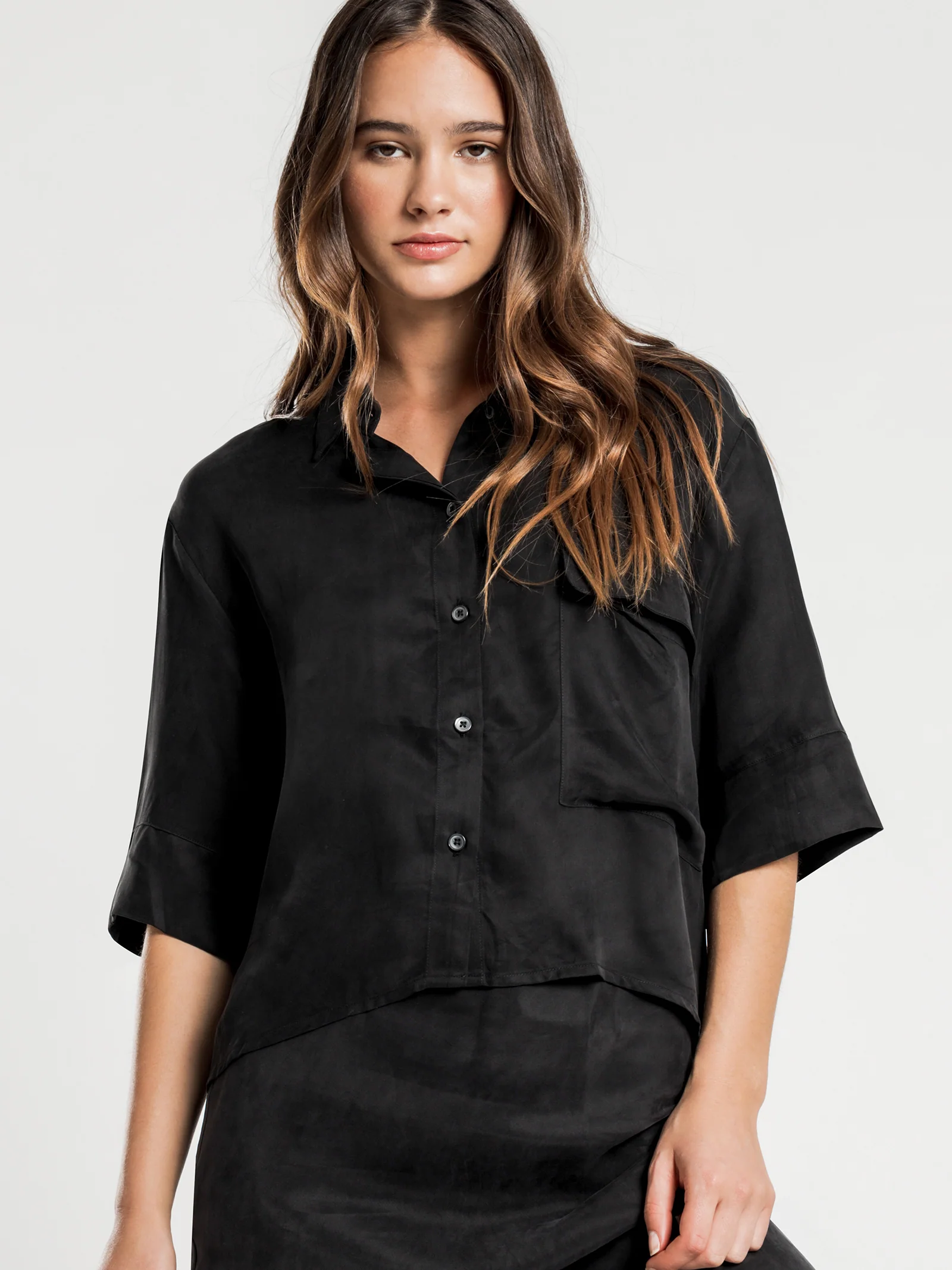 Esme Cupro Shirt - Image 2