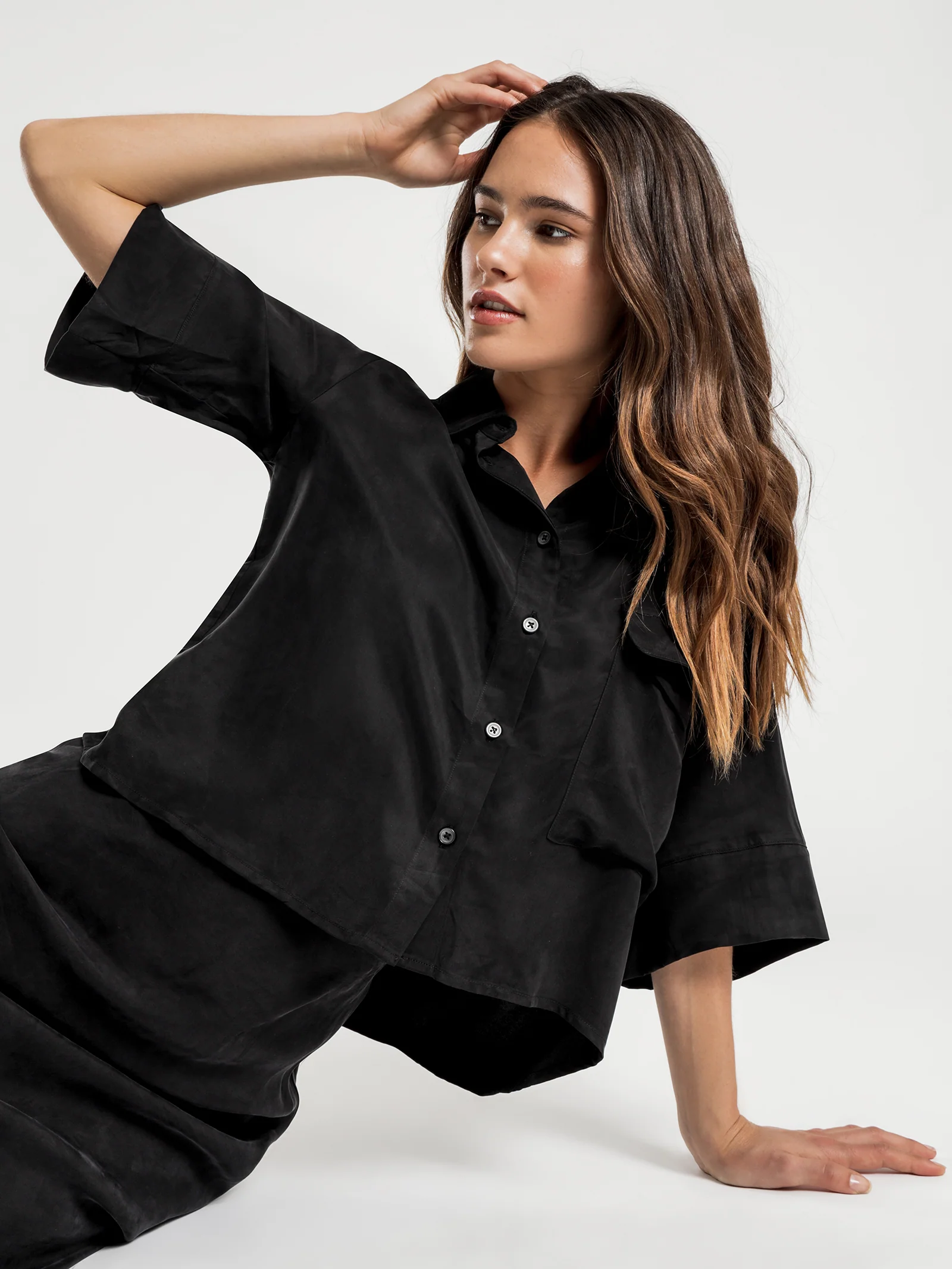 Esme Cupro Shirt - Image 4