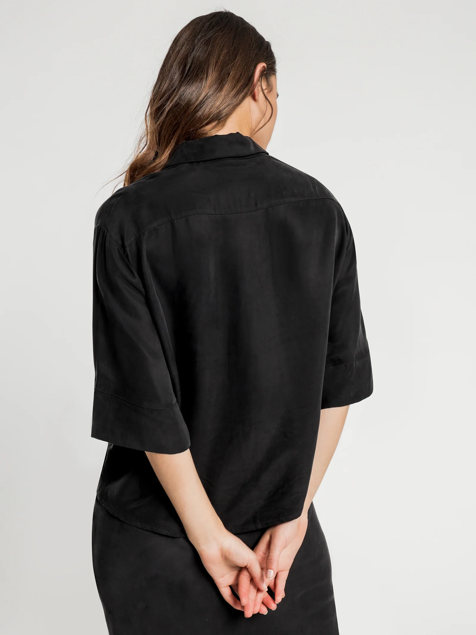 Esme Cupro Shirt - Image 6