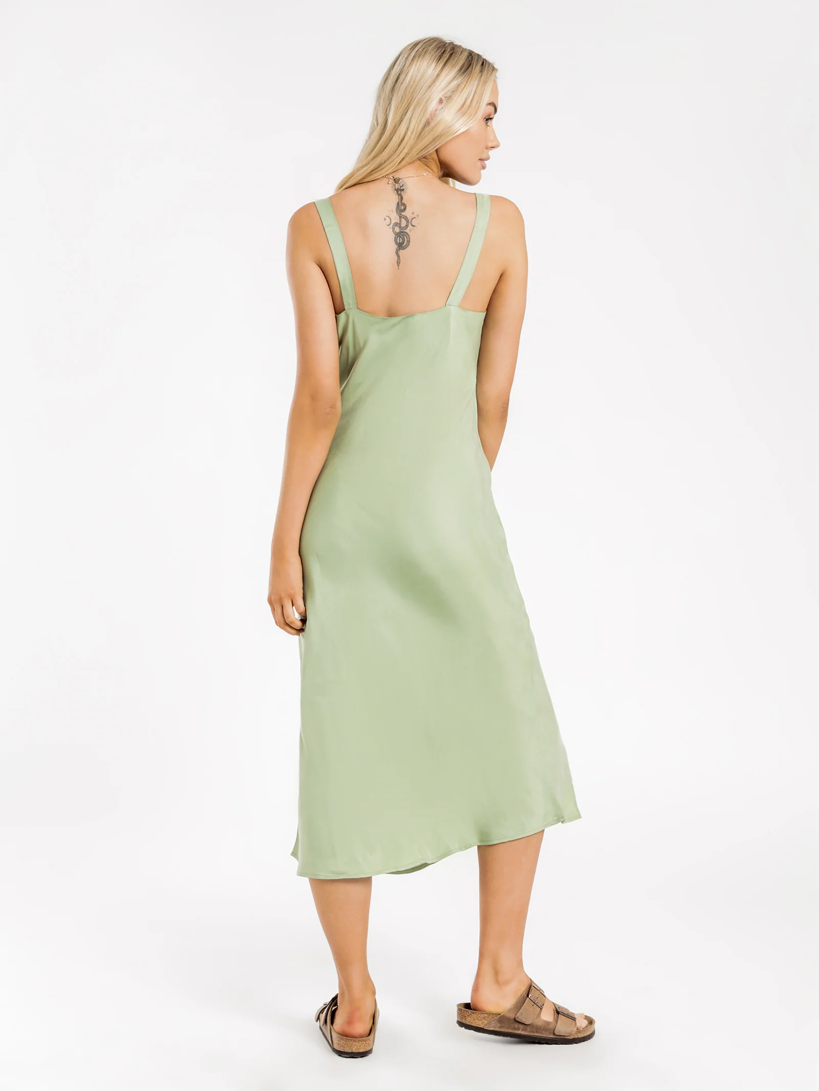 Esme Cupro Slip Dress - Image 5