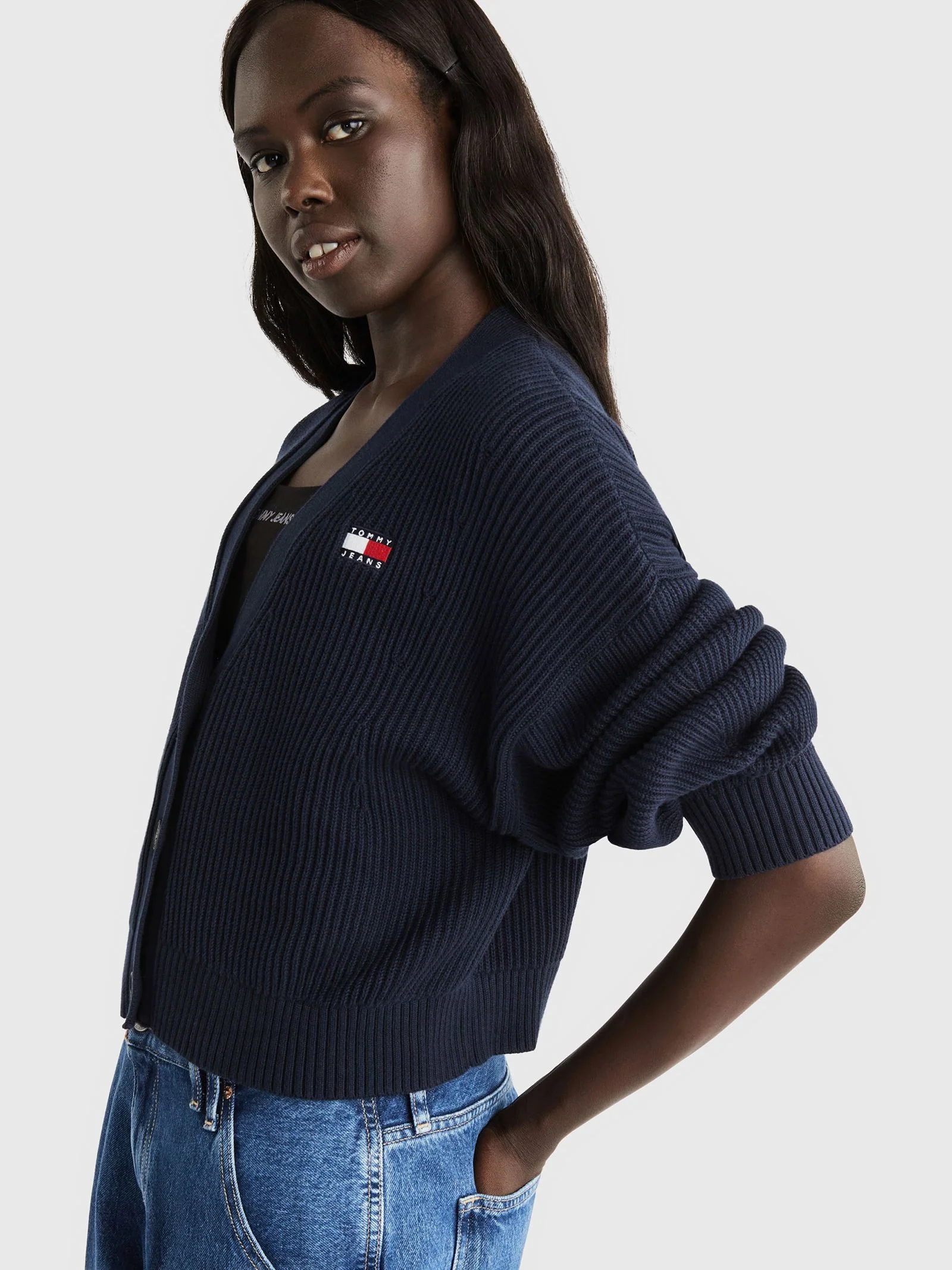 Essential Badge Cardigan - Image 2