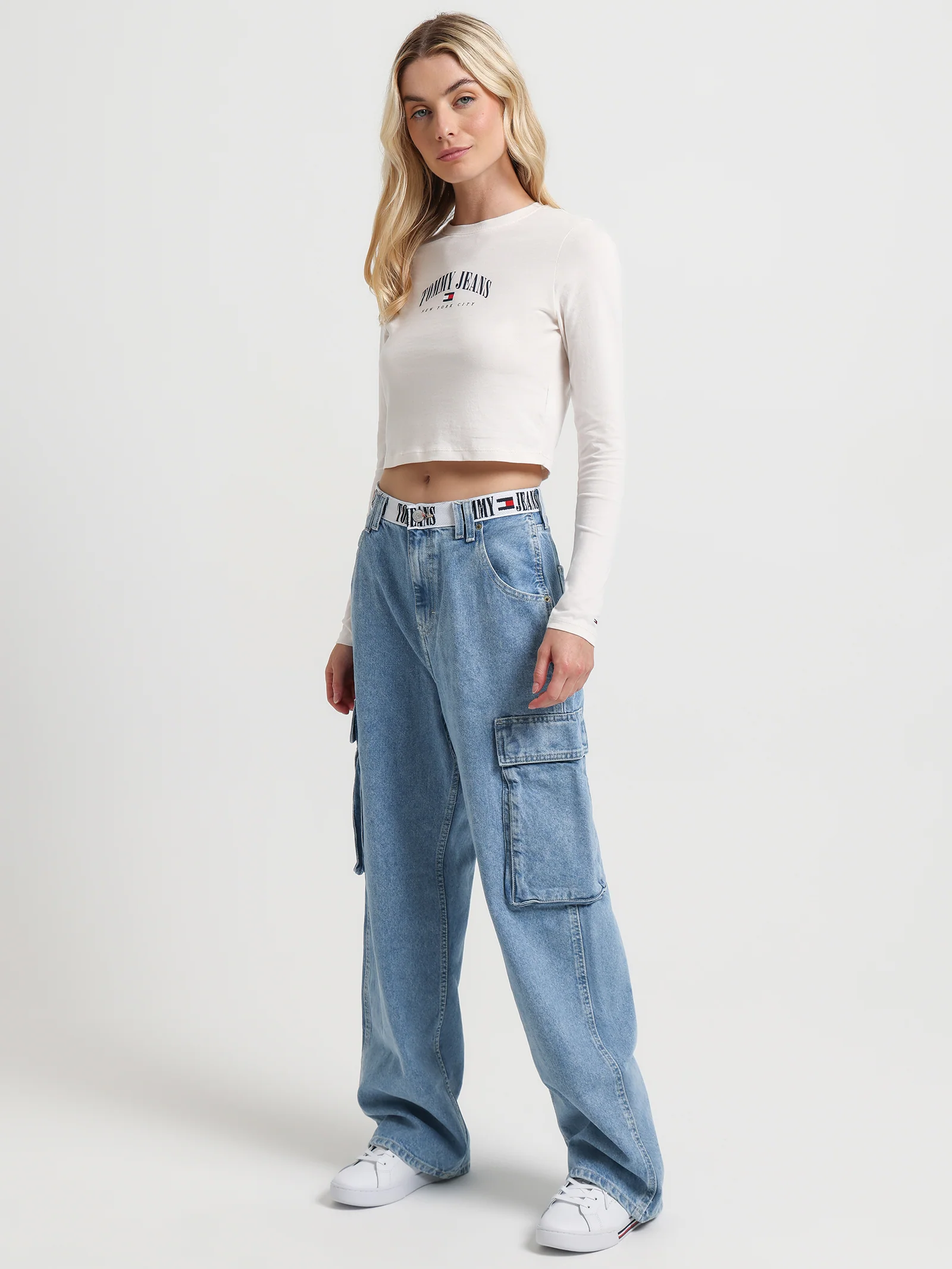 Essential Cropped Long Sleeve T-Shirt - Image 4