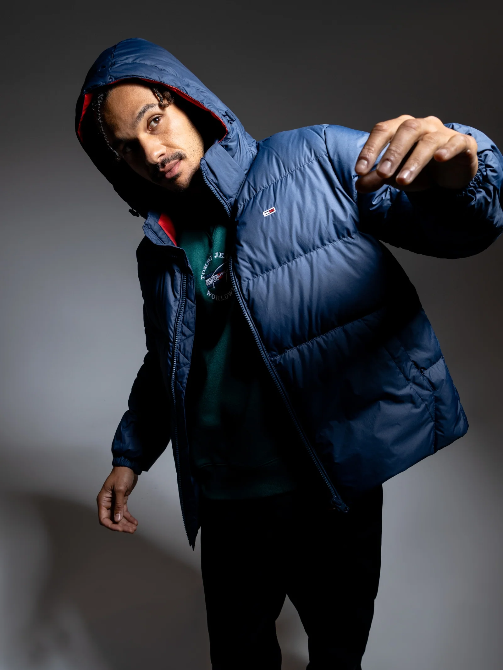 Essential Down Hooded Jacket - Image 2