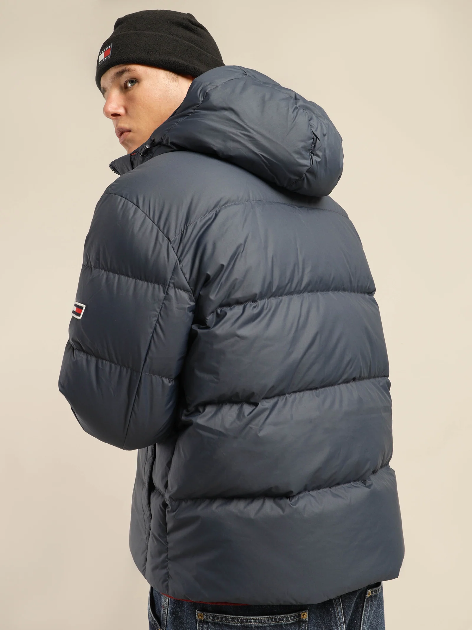 Essential Down Hooded Jacket - Image 7