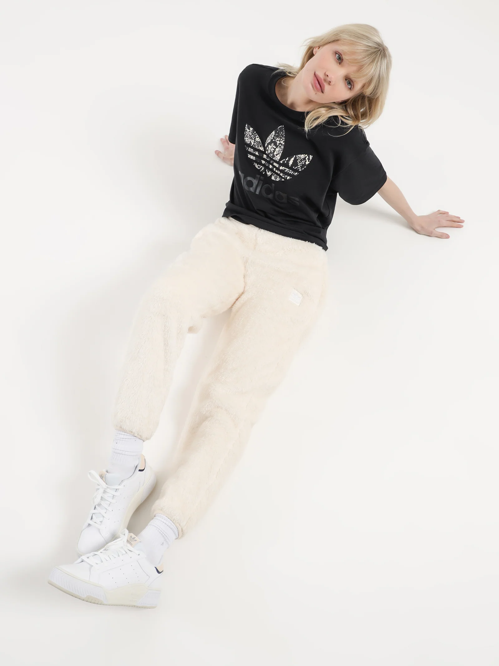 Essentials+ Fluffy Teddy Joggers - Image 2