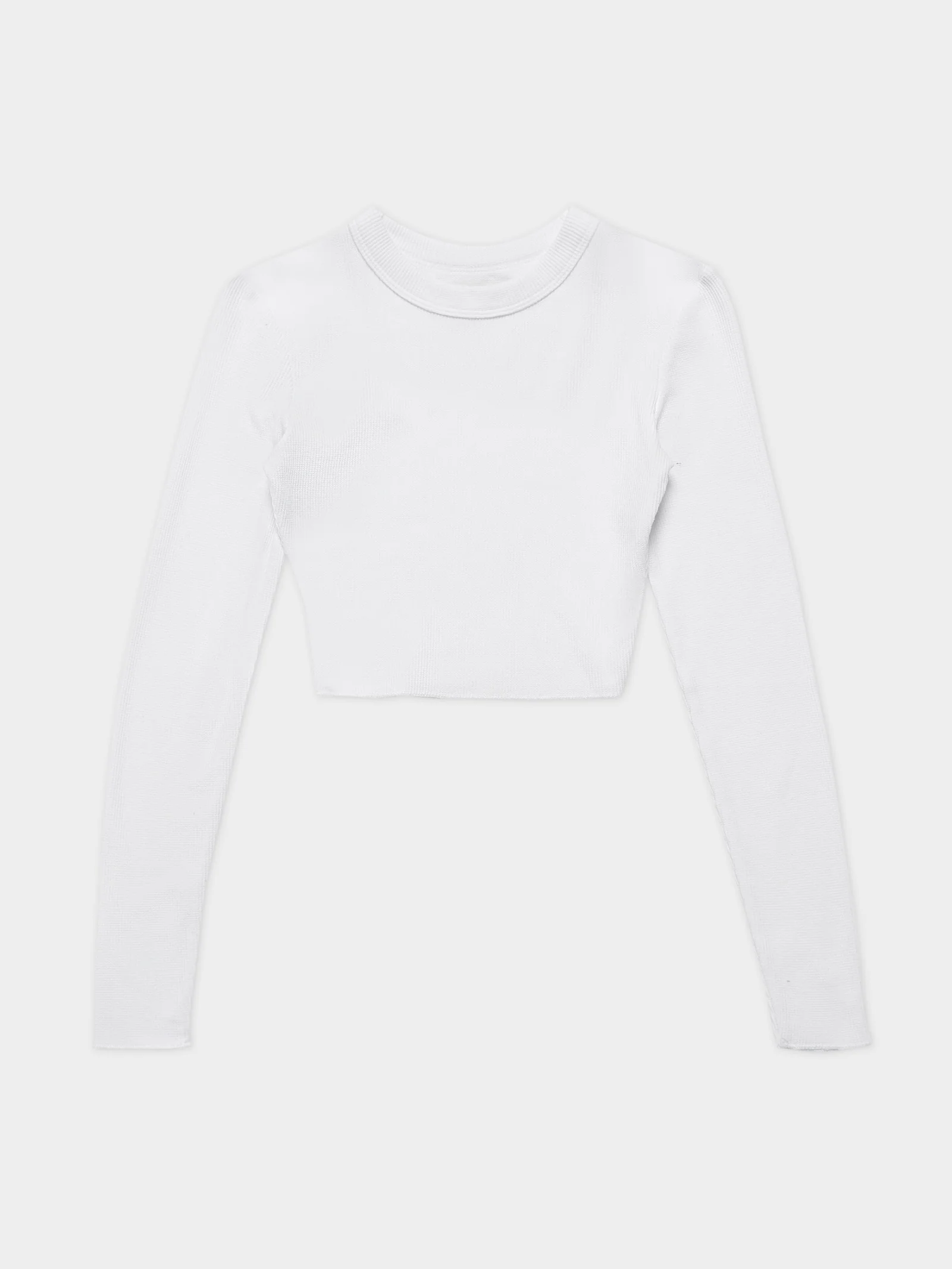 Essentials Long Sleeve Waffle Top - Image 6