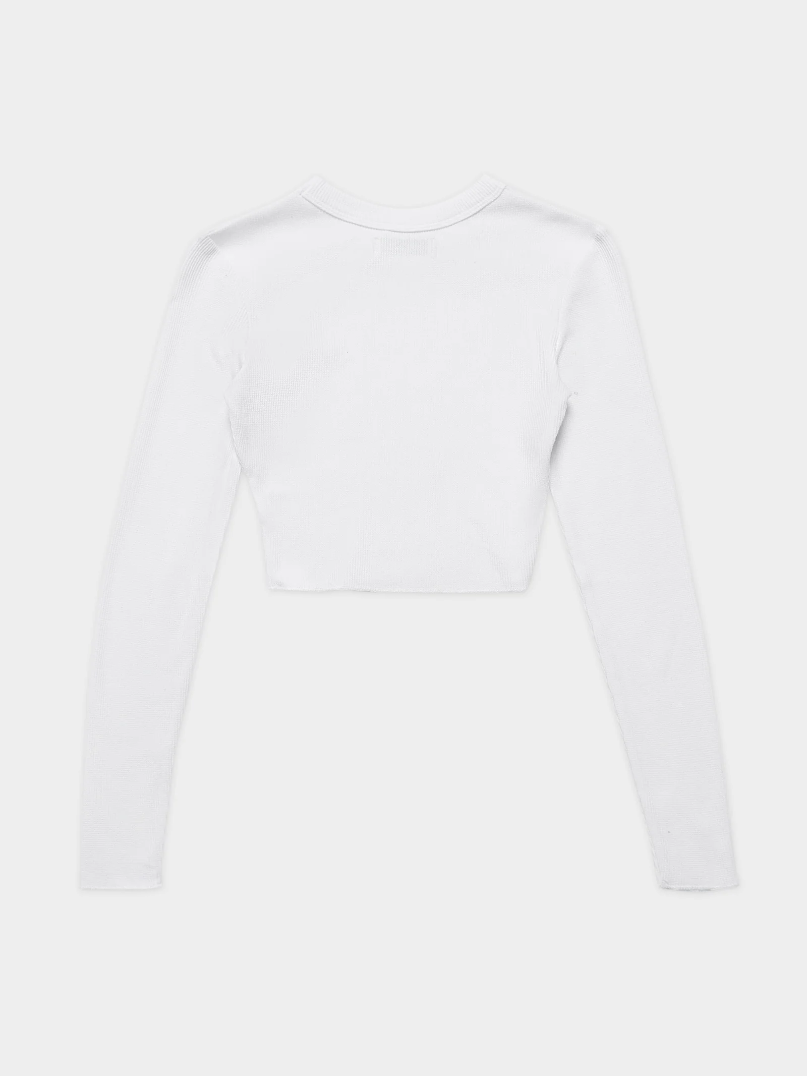 Essentials Long Sleeve Waffle Top - Image 7