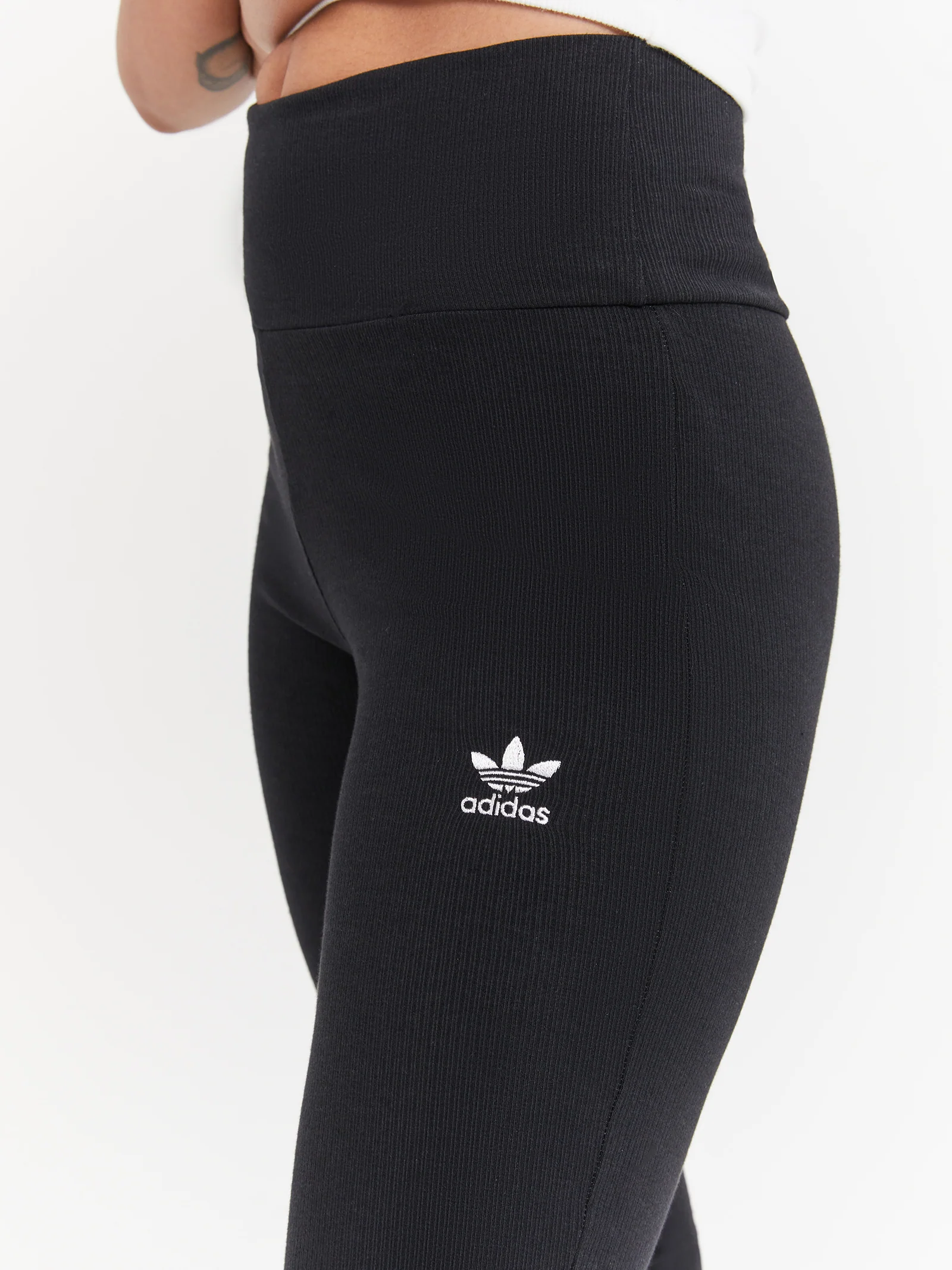 Essentials Rib Flared Pants - Image 3