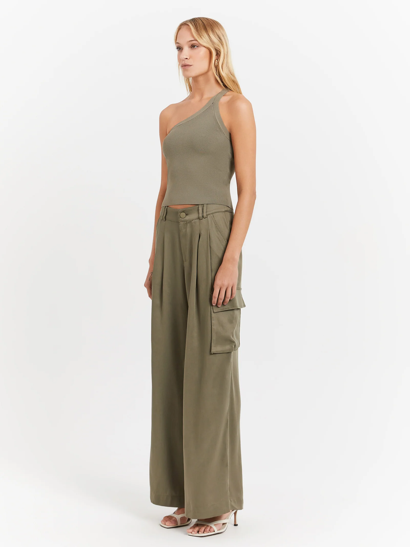 Evie Luxe Assymetric Knit Tank - Image 4