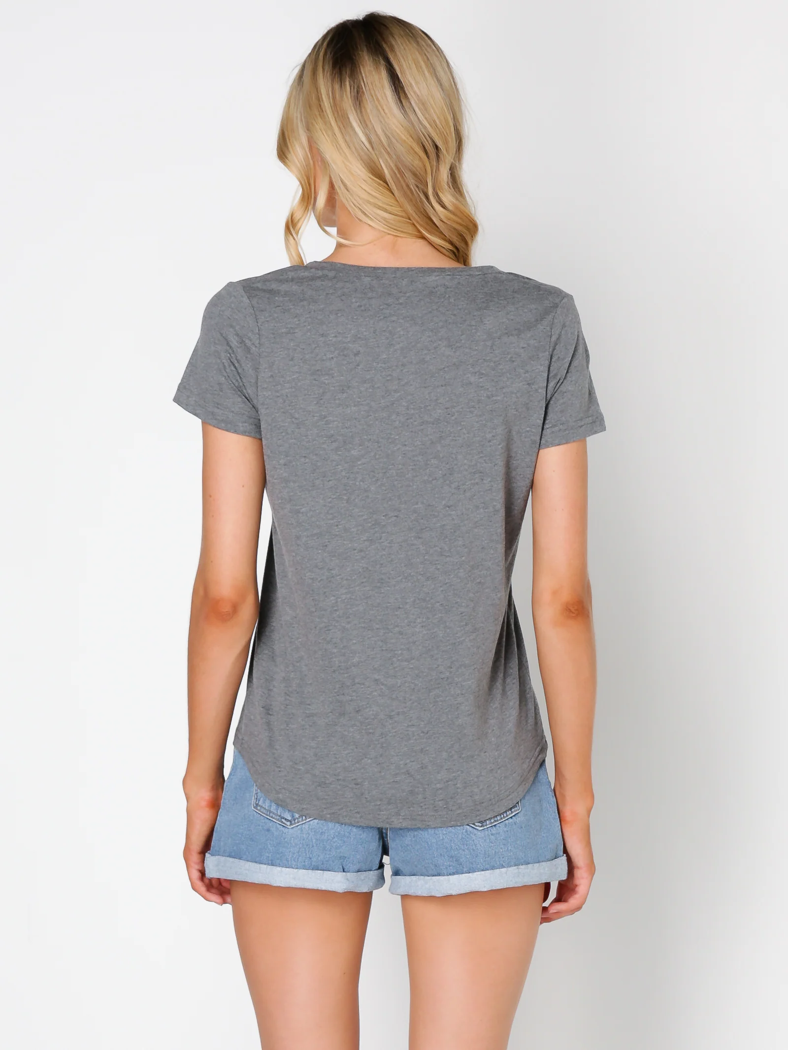 Evie V Neck Tee - Image 2